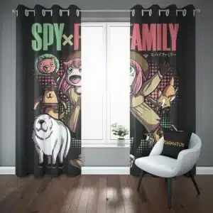 خرید پرده پانچ طرح خانواده جاسوس Spy X Family - کارماتوس (پرده پانچ انیمه, پرده پانچی, دکوراسیون) از کرماتوس