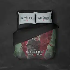 خرید روتختی طرح ویچر The Witcher یک و دونفره - کارماتوس (دکوراسیون, روتختی, روتختی فیلم و سریال, روتختی گیمینگ) از کرماتوس