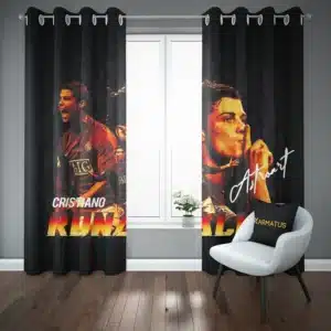 خرید پرده پانچ کریستیانو رونالدو Cristiano Ronaldo - کارماتوس (پرده پانچ بازیکن فوتبال, پرده پانچی, دکوراسیون) از کرماتوس