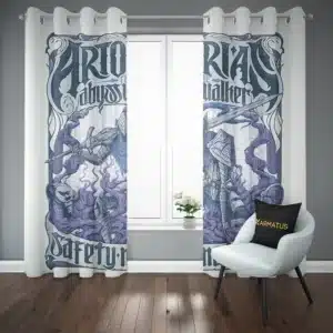 خرید خرید و قیمت پرده پانچ طرح الدن رینگ Elden Ring - کارماتوس (پرده پانچی, پرده پانچی گیمینگ, دکوراسیون) از کرماتوس