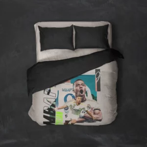 خرید روتختی طرح کیلیان امباپه Kylian Mbappe - کارماتوس (دکوراسیون, روتختی, روتختی فوتبال) از کرماتوس