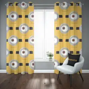 خرید پرده پانچ طرح انیمیشن مینیون ها Minions - کارماتوس (پرده پانچی, پرده پانچی انیمیشن, دکوراسیون) از کرماتوس