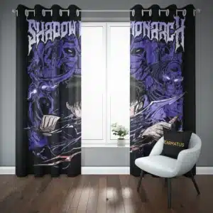 خرید پرده پانچ طرح انیمه تک رو Solo Leveling - کارماتوس (پرده پانچ انیمه, پرده پانچی, دکوراسیون) از کرماتوس