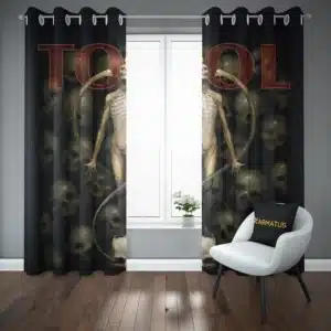 خرید خرید و قیمت پرده پانچ طرح گروه موسیقی تول Tool - کارماتوس (پرده پانچ گروه موسیقی, پرده پانچی, دکوراسیون) از کرماتوس