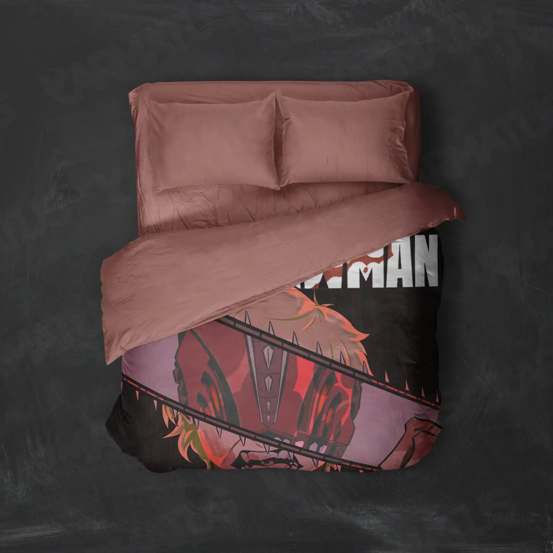 روتختی طرح مرد اره ای Chainsaw Man کد 1 5,900,000&Nbsp;تومان &Ndash; کارماتوس خرید روتختی طرح مرد اره ای Chainsaw Man یک و دو نفره - کارماتوس (دکوراسیون, روتختی, روتختی انیمه) از کرماتوس