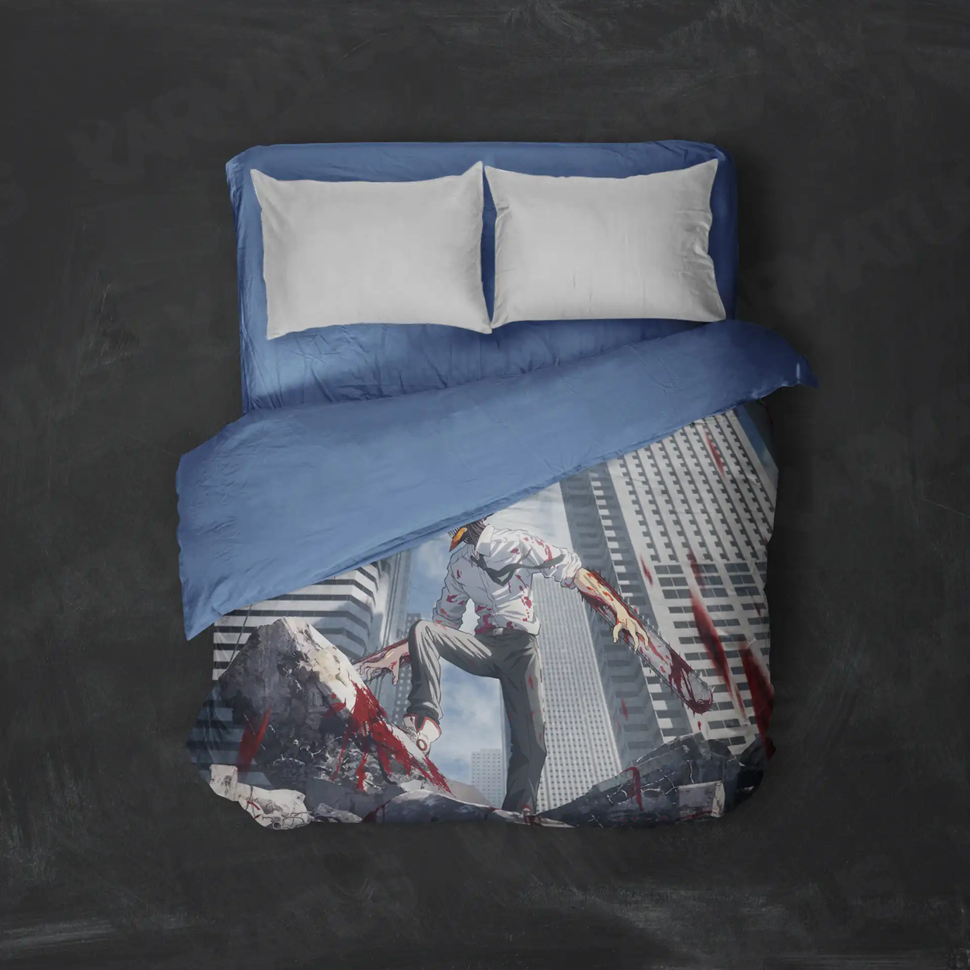 روتختی طرح مرد اره ای Chainsaw Man کد 6 5,900,000&Nbsp;تومان &Ndash; کارماتوس خرید روتختی طرح مرد اره ای Chainsaw Man یک و دو نفره - کارماتوس (دکوراسیون, روتختی, روتختی انیمه) از کرماتوس