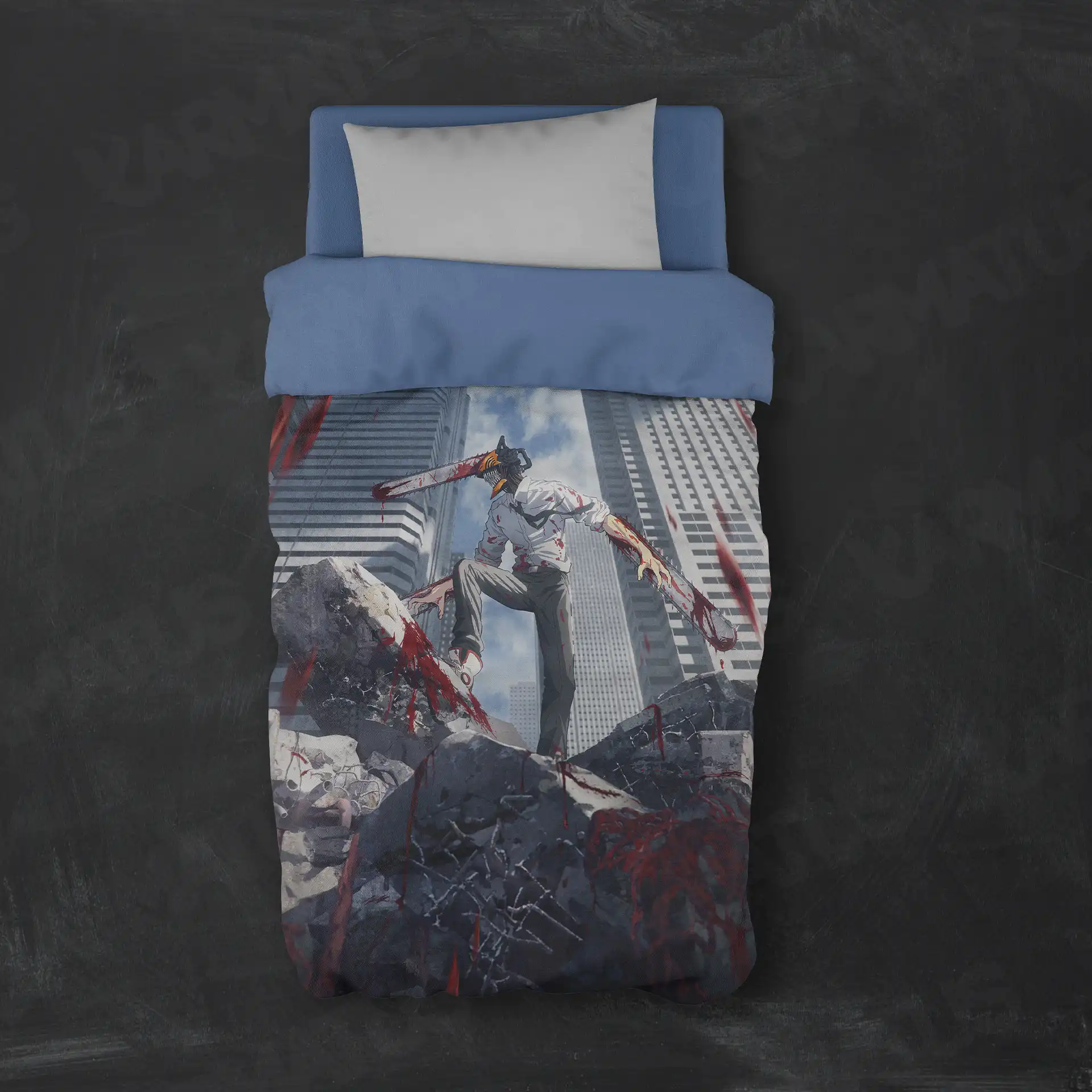 روتختی طرح مرد اره ای Chainsaw Man کد 6 5,900,000&Nbsp;تومان &Ndash; کارماتوس روتختی طرح مرد اره ای Chainsaw Man یک و دو نفره - کارماتوس