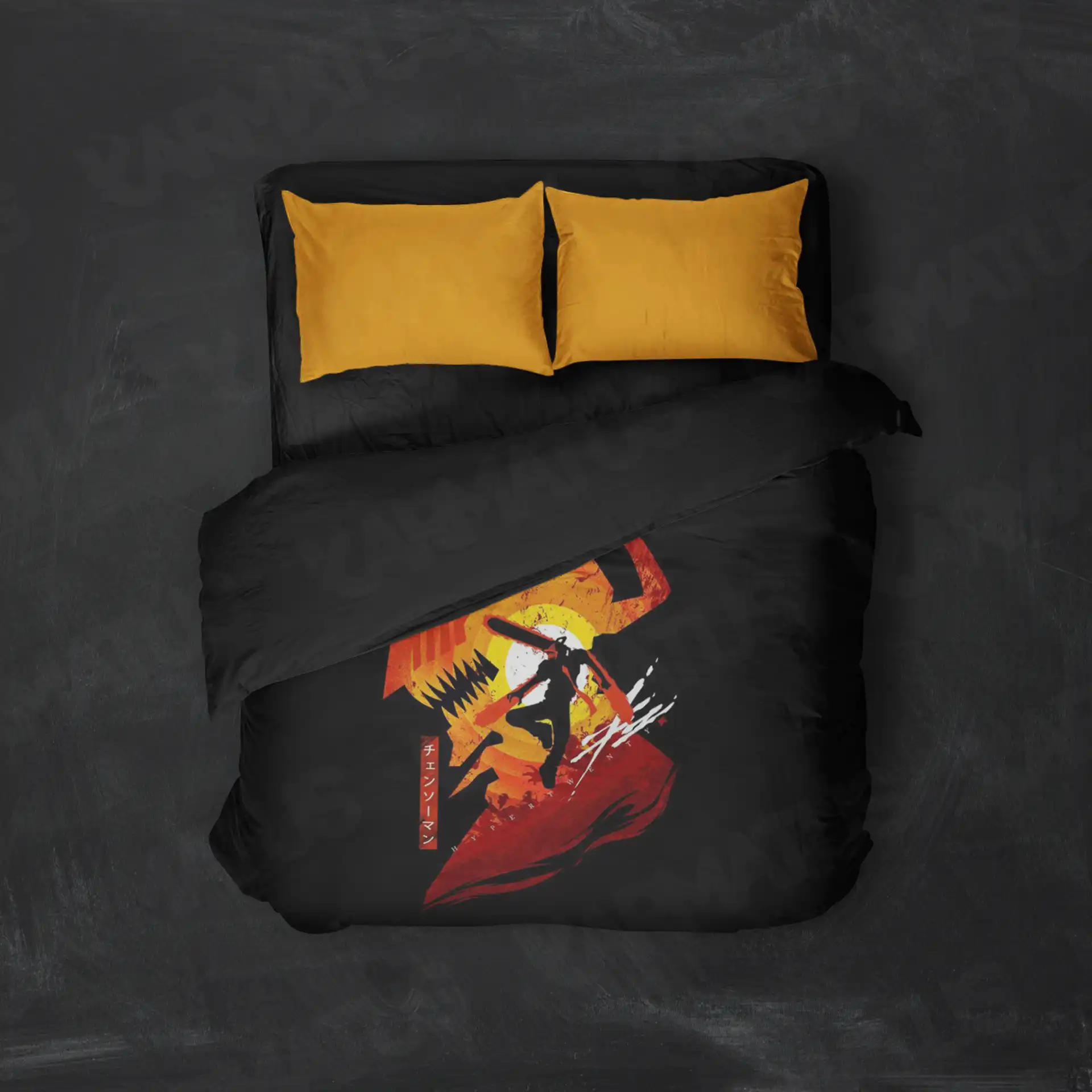 روتختی طرح مرد اره ای Chainsaw Man کد 7 5,900,000&Nbsp;تومان &Ndash; کارماتوس خرید روتختی طرح مرد اره ای Chainsaw Man یک و دو نفره - کارماتوس (دکوراسیون, روتختی, روتختی انیمه) از کرماتوس