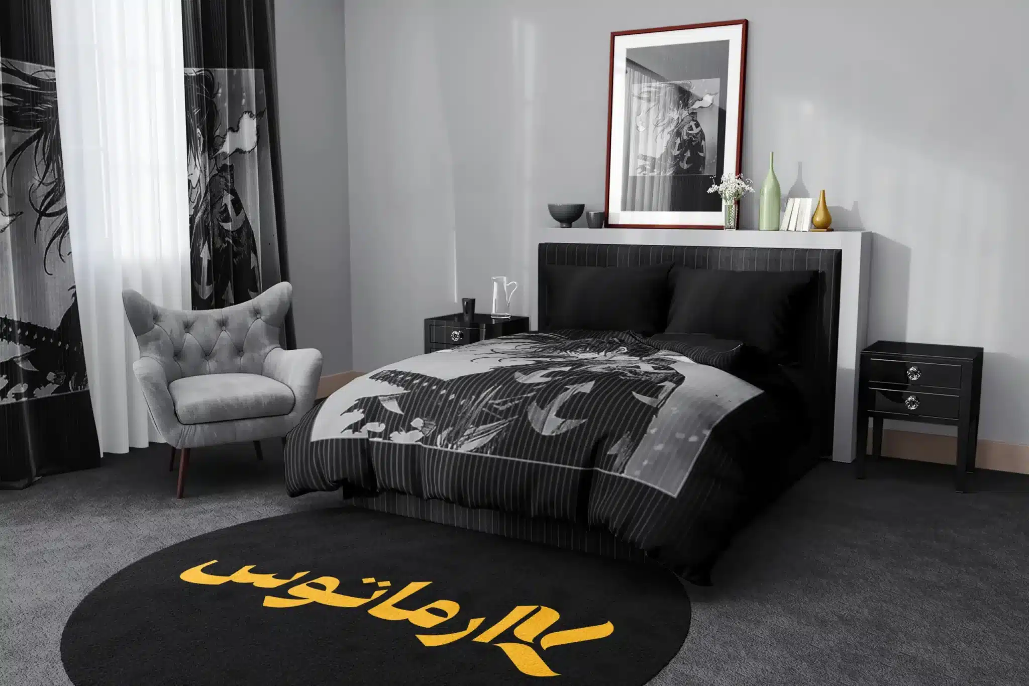 روتختی طرح دورورو Dororo کد 4 5,900,000&Nbsp;تومان &Ndash; کارماتوس روتختی طرح دورورو Dororo یک و دو نفره کارماتوس