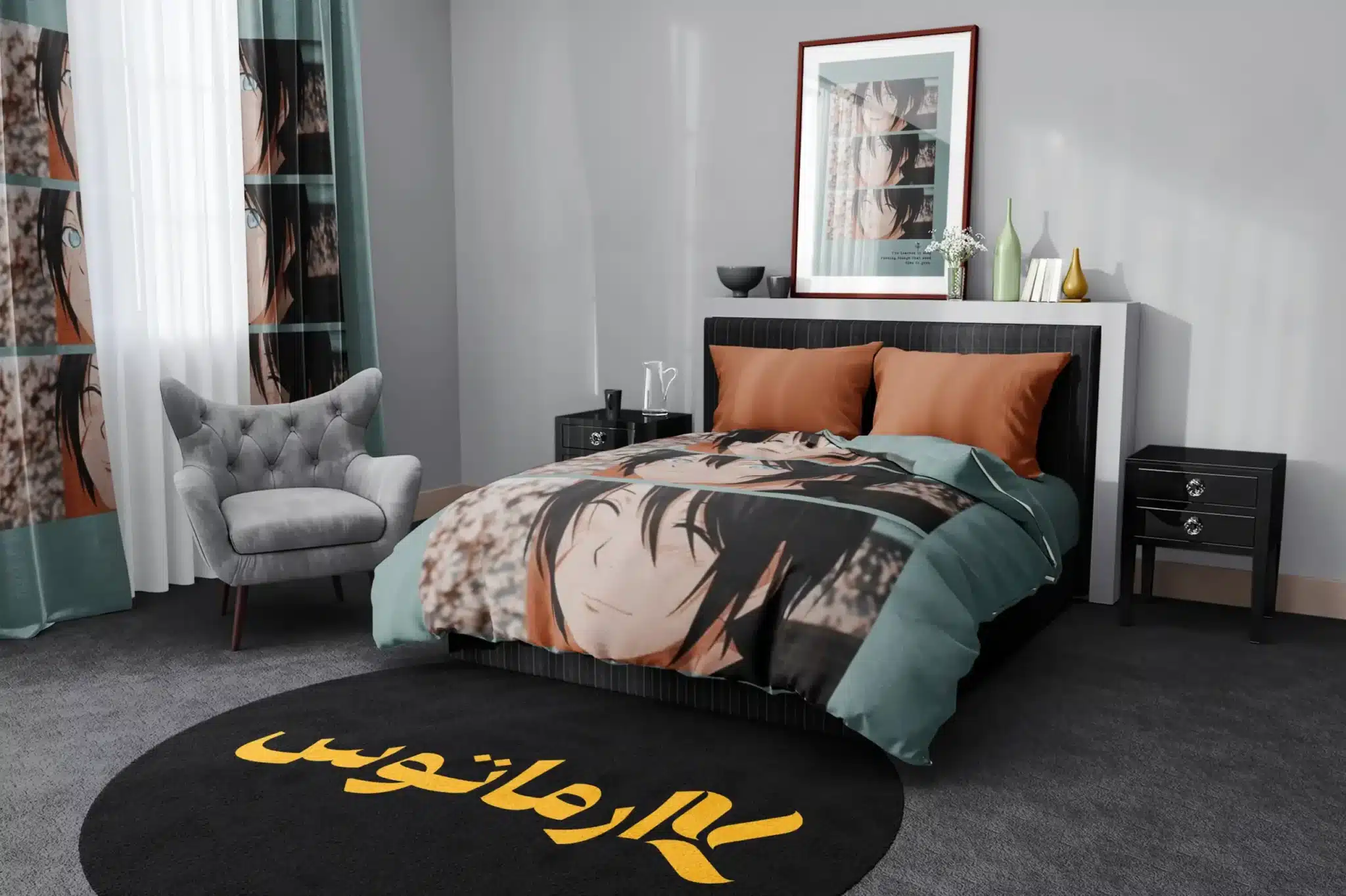 روتختی طرح دورورو Dororo کد 5 5,900,000&Nbsp;تومان &Ndash; کارماتوس روتختی طرح دورورو Dororo یک و دو نفره کارماتوس