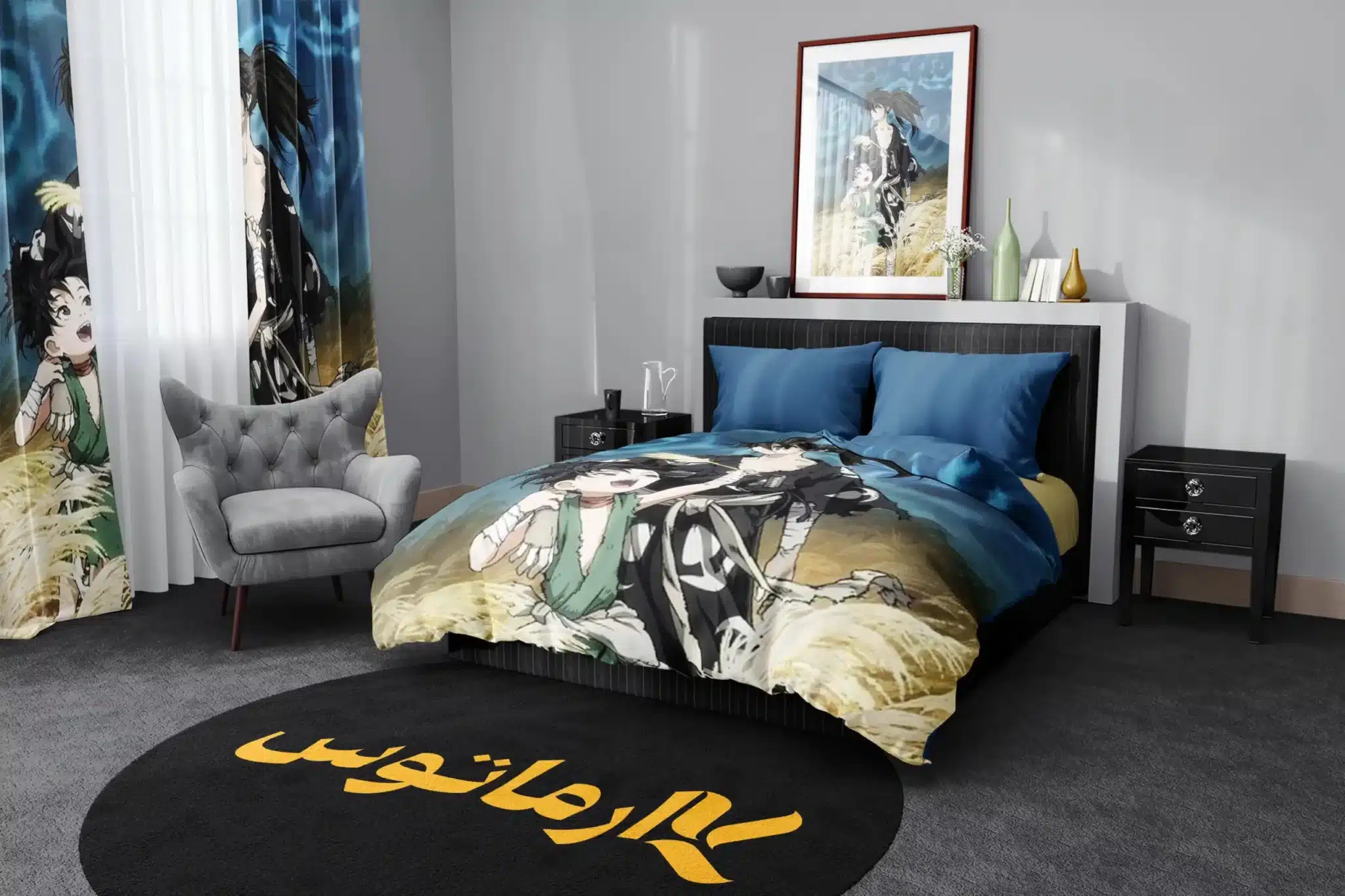 روتختی طرح دورورو Dororo کد 8 5,900,000&Nbsp;تومان &Ndash; کارماتوس روتختی طرح دورورو Dororo یک و دو نفره کارماتوس