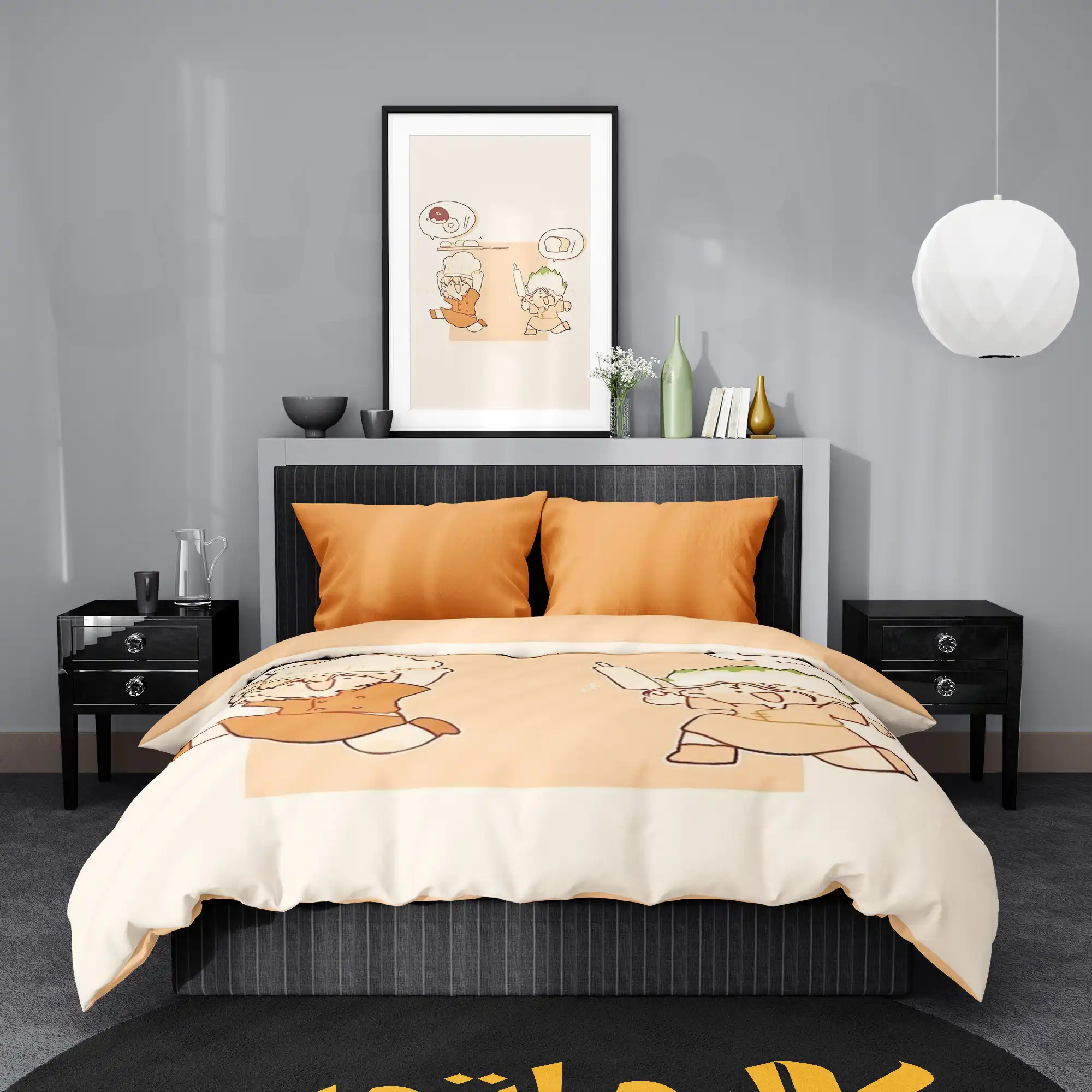 روتختی طرح دکتر استون Dr Stone کد 2 5,900,000&Nbsp;تومان &Ndash; کارماتوس روتختی طرح دکتر استون Dr Stone یک و دو نفره کارماتوس