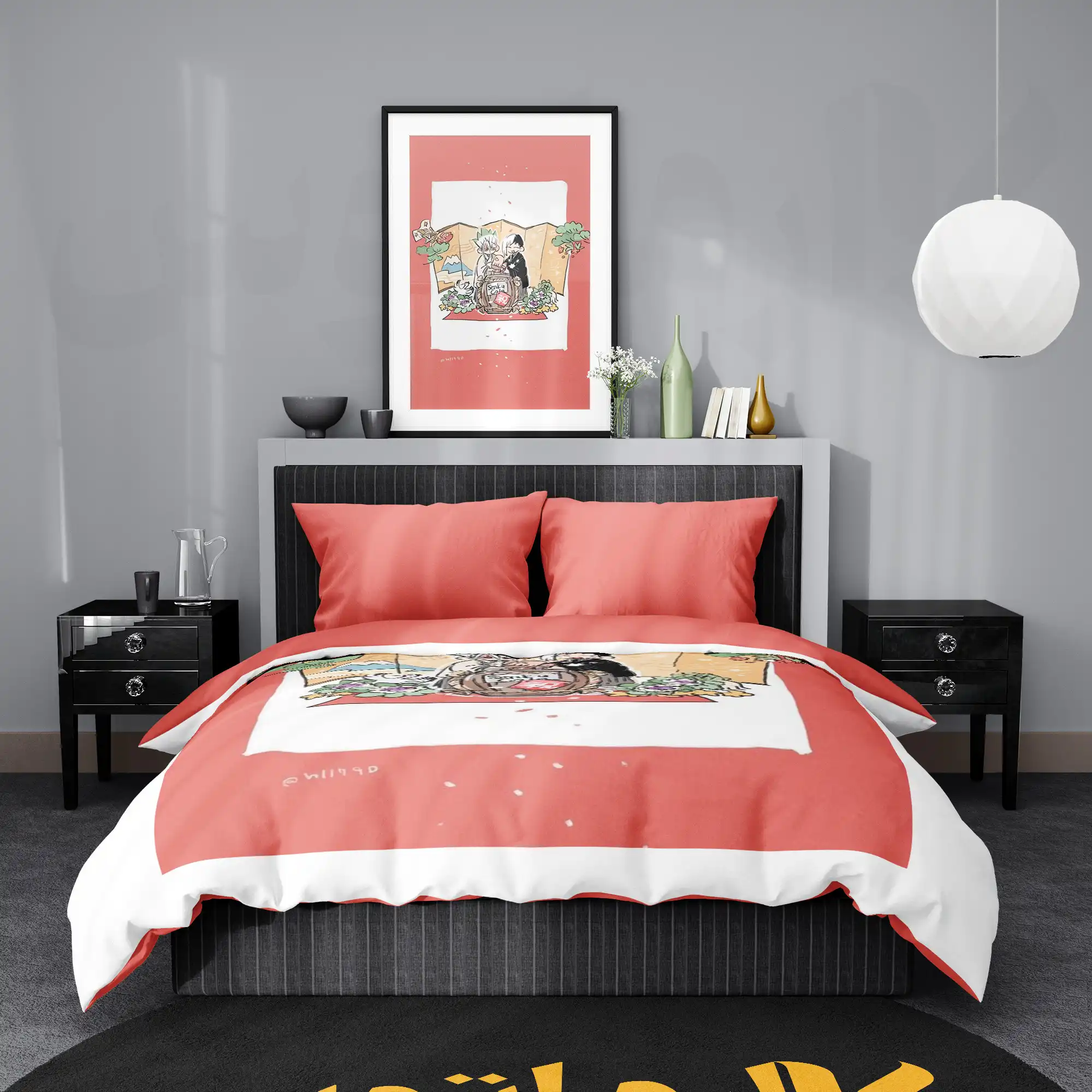 روتختی طرح دکتر استون Dr Stone کد 6 5,900,000&Nbsp;تومان &Ndash; کارماتوس روتختی طرح دکتر استون Dr Stone یک و دو نفره کارماتوس