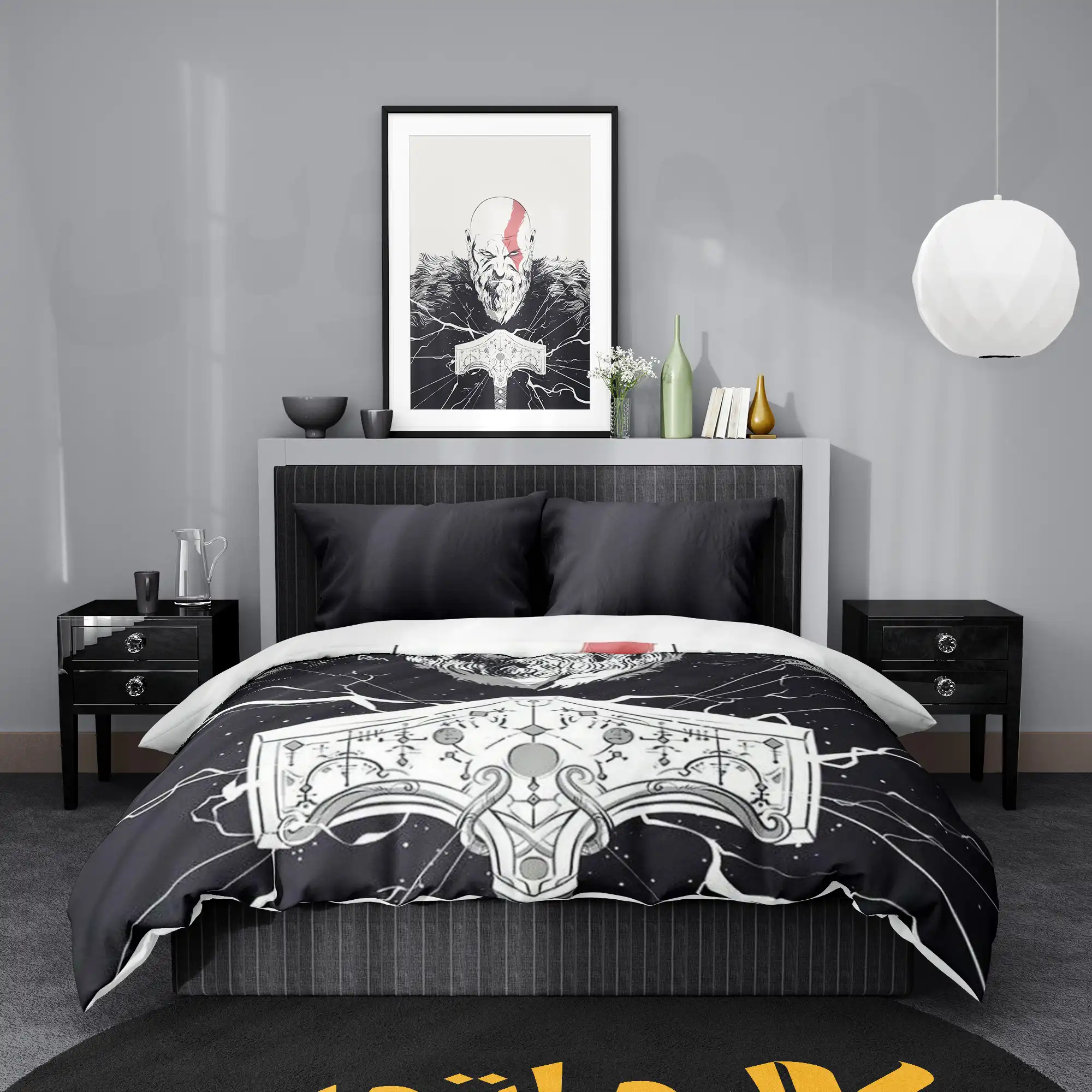 روتختی طرح گاد آف وار God Of War کد 1 5,900,000&Nbsp;تومان &Ndash; کارماتوس روتختی طرح گاد آف وار God Of War یک و دو نفره کارماتوس