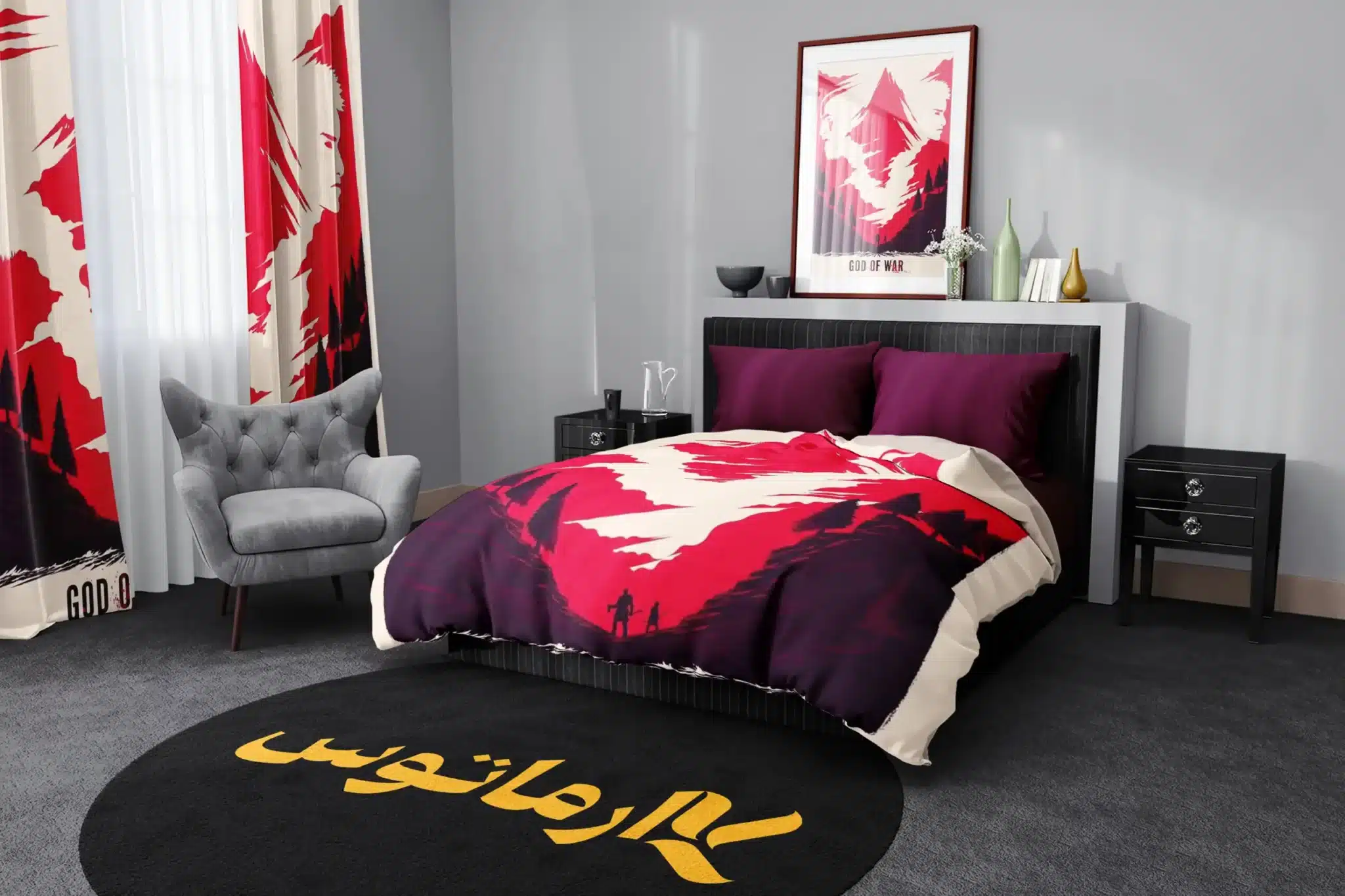 روتختی طرح گاد آف وار God Of War کد 3 5,900,000&Nbsp;تومان &Ndash; کارماتوس روتختی طرح گاد آف وار God Of War یک و دو نفره کارماتوس