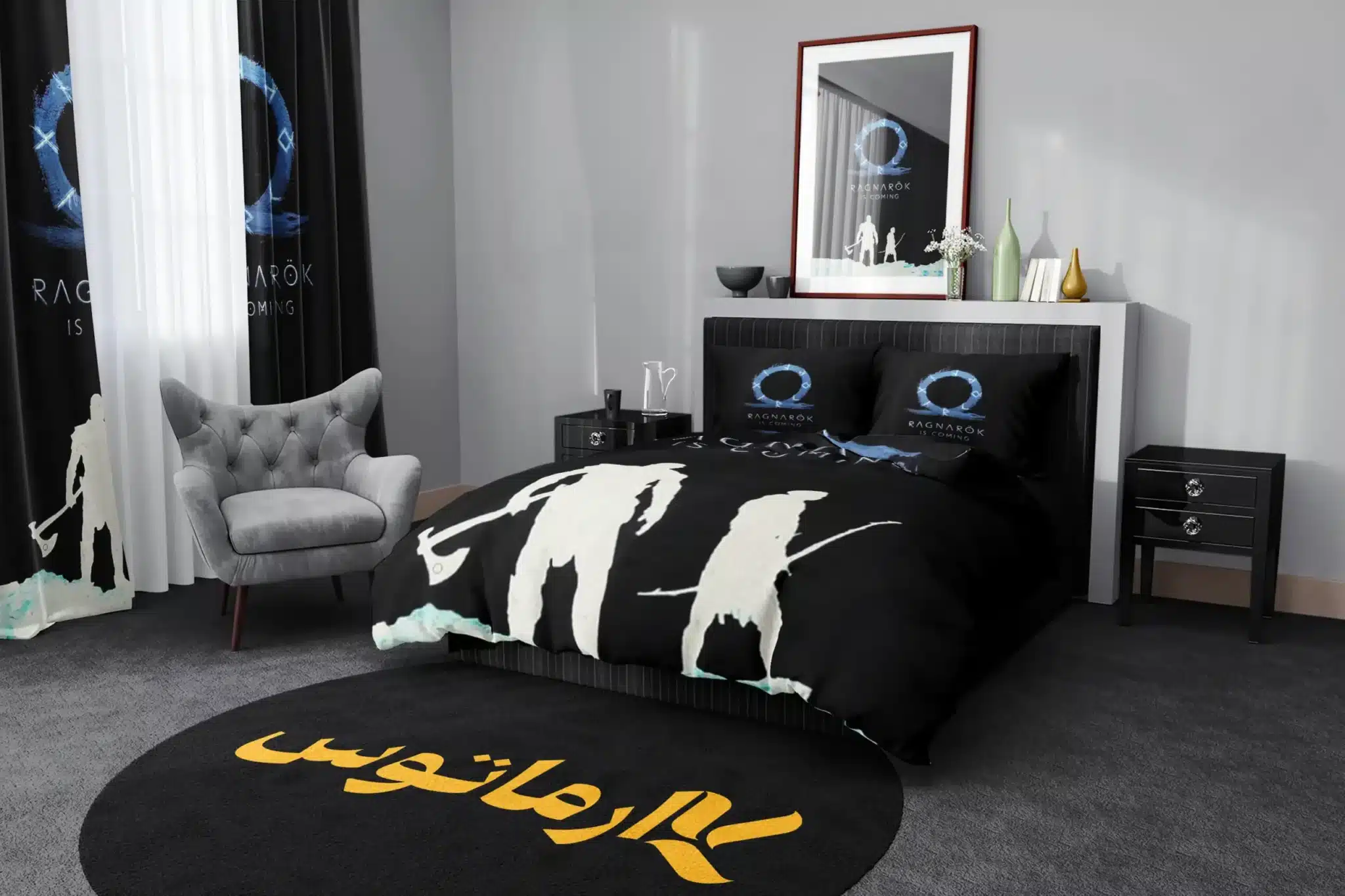 روتختی طرح گاد آف وار God Of War کد 7 5,900,000&Nbsp;تومان &Ndash; کارماتوس روتختی طرح گاد آف وار God Of War یک و دو نفره کارماتوس