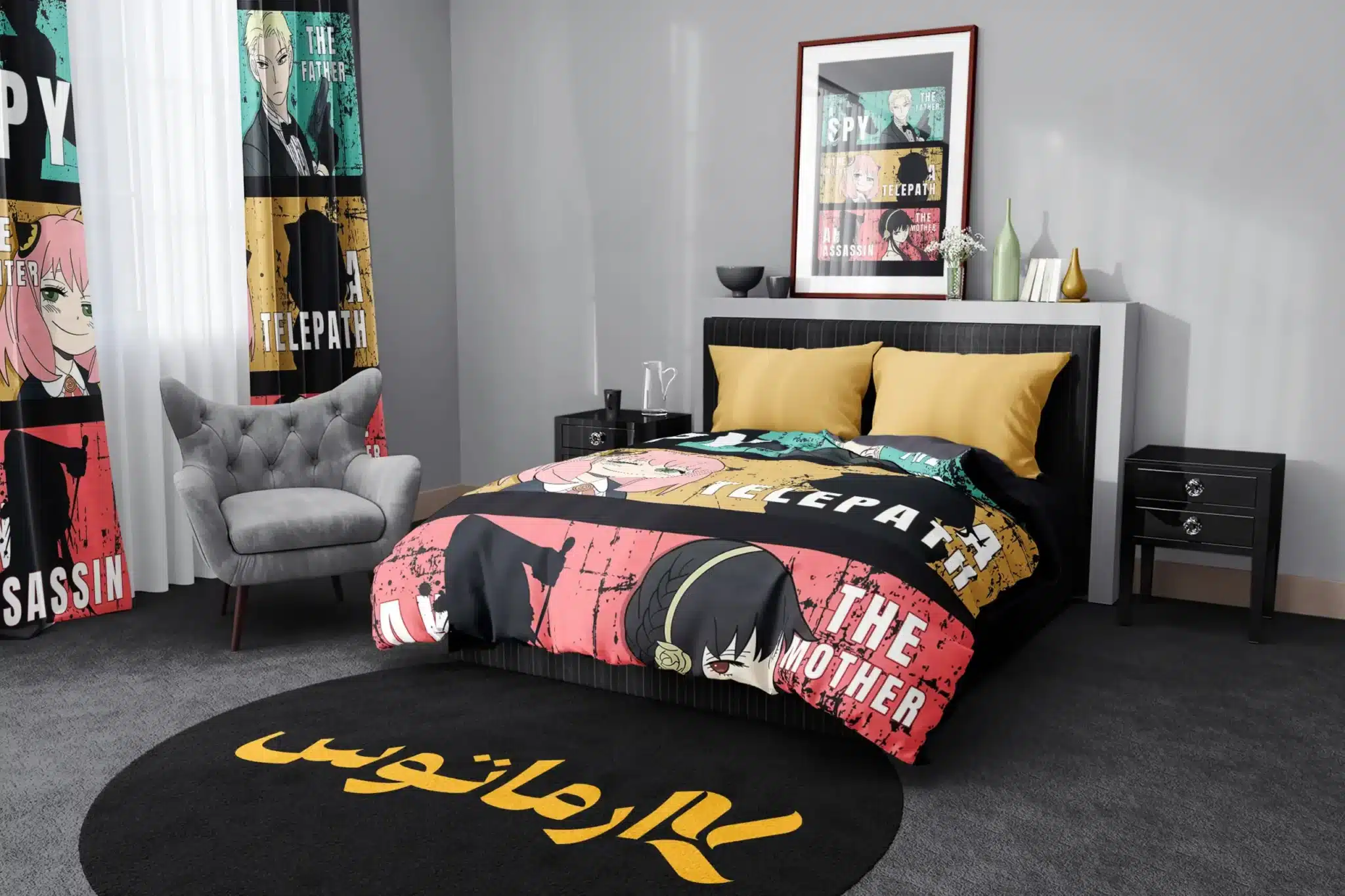 روتختی طرح خانواده جاسوس Spy X Family کد 1 5,900,000&Nbsp;تومان &Ndash; کارماتوس روتختی طرح خانواده جاسوس Spy X Family یک و دو نفره - کارماتوس