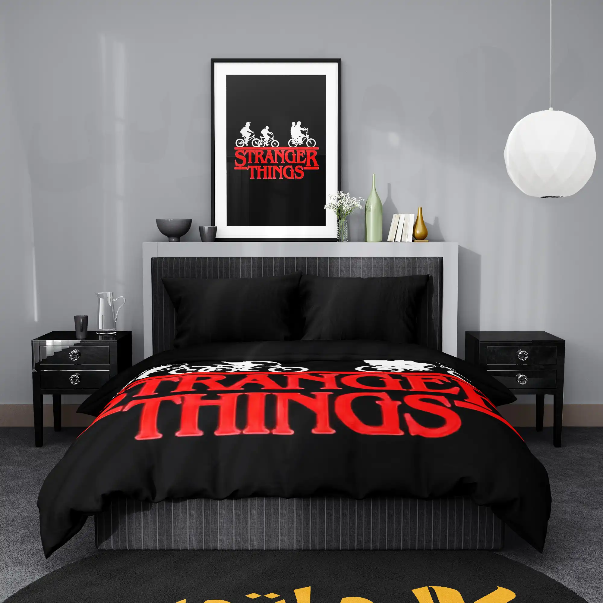 روتختی طرح چیز های عجیب Stranger Things کد 1 5,900,000&Nbsp;تومان &Ndash; کارماتوس روتختی طرح چیز های عجیب Stranger Things یک و دو نفره کارماتوس