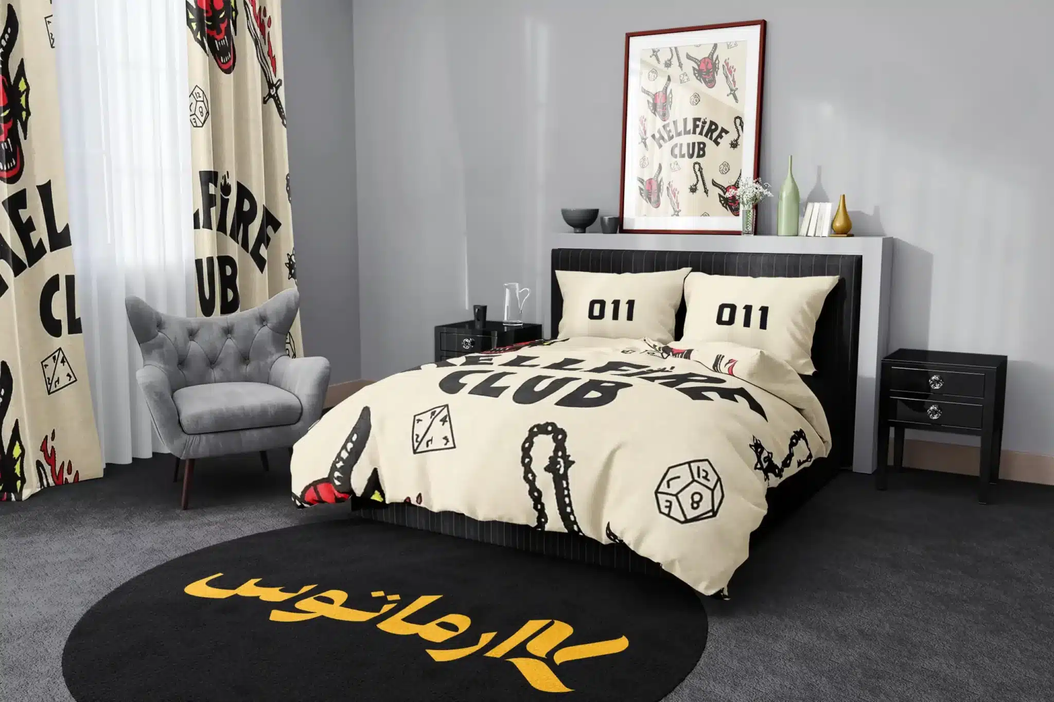 روتختی طرح چیز های عجیب Stranger Things کد 5 5,900,000&Nbsp;تومان &Ndash; کارماتوس روتختی طرح چیز های عجیب Stranger Things یک و دو نفره کارماتوس