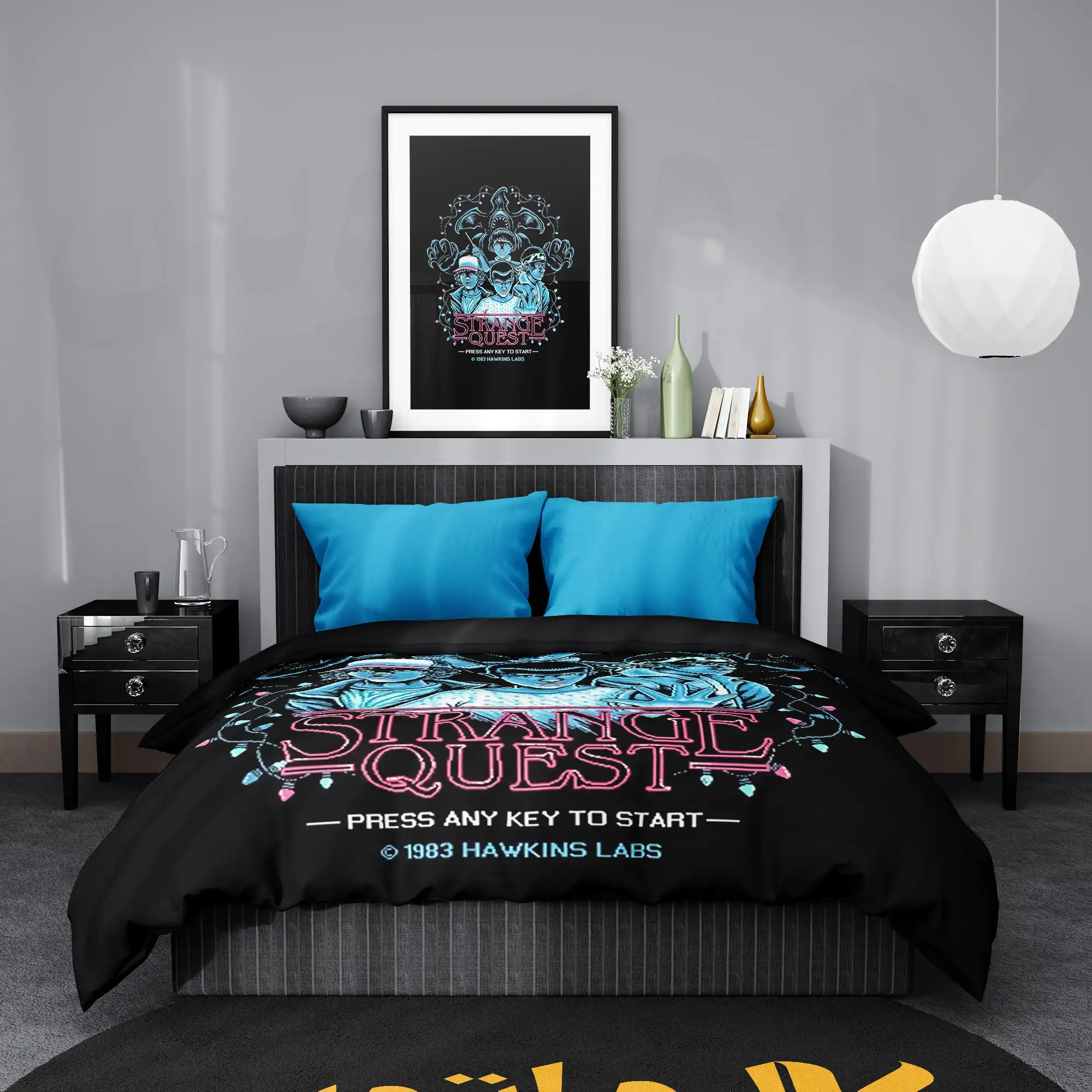 روتختی طرح چیز های عجیب Stranger Things کد 7 5,900,000&Nbsp;تومان &Ndash; کارماتوس روتختی طرح چیز های عجیب Stranger Things یک و دو نفره کارماتوس