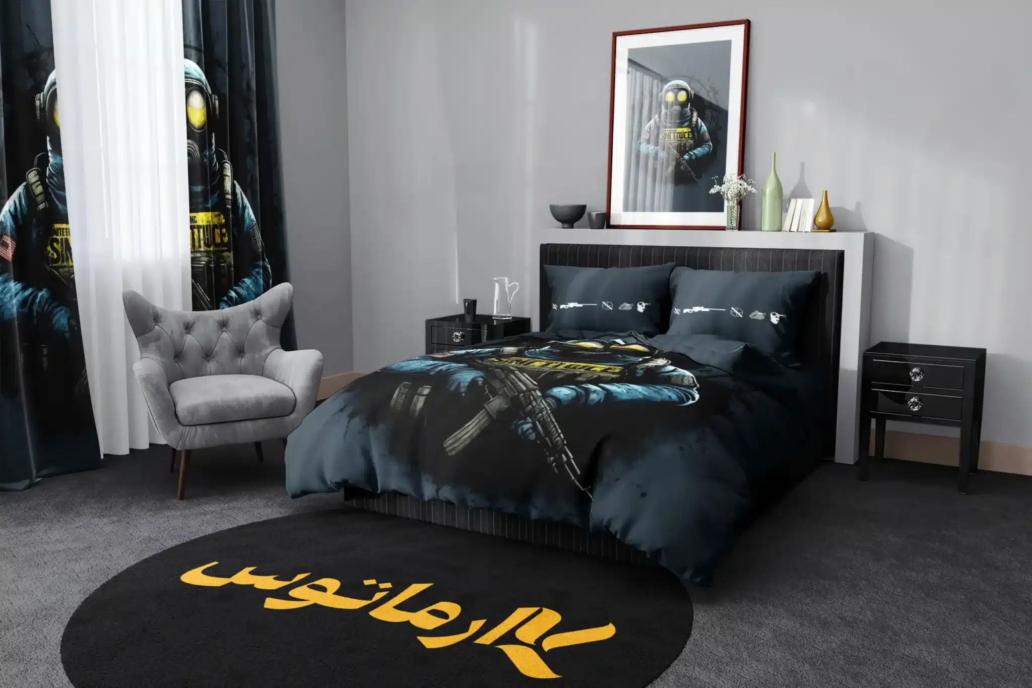 روتختی طرح کانتر استرایک Counter Strike کد 3 5,900,000&Nbsp;تومان &Ndash; کارماتوس روتختی طرح کانتر استرایک Counter Strike یک و دو نفره - کارماتوس