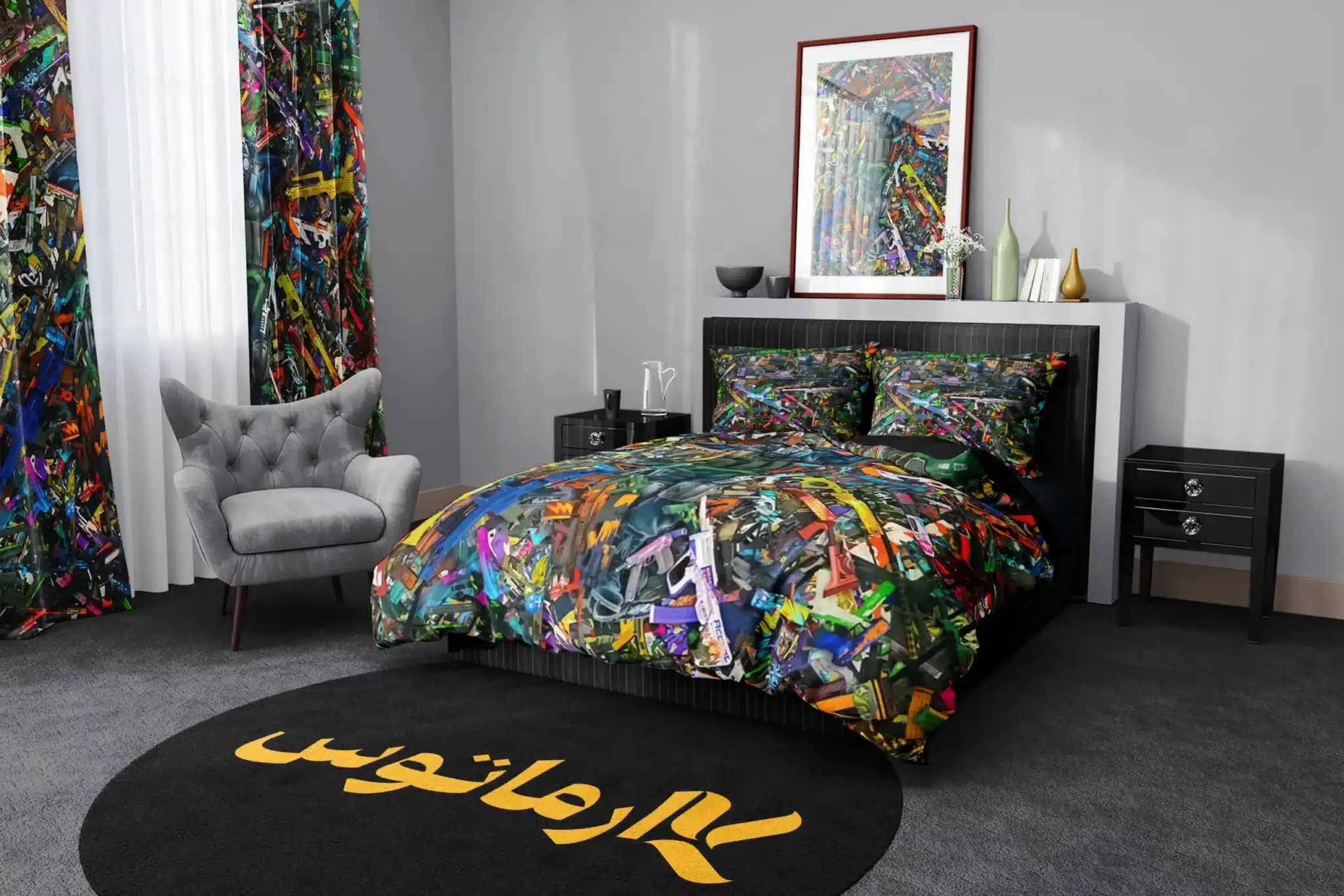 روتختی طرح کانتر استرایک Counter Strike کد 4 5,900,000&Nbsp;تومان &Ndash; کارماتوس روتختی طرح کانتر استرایک Counter Strike یک و دو نفره - کارماتوس