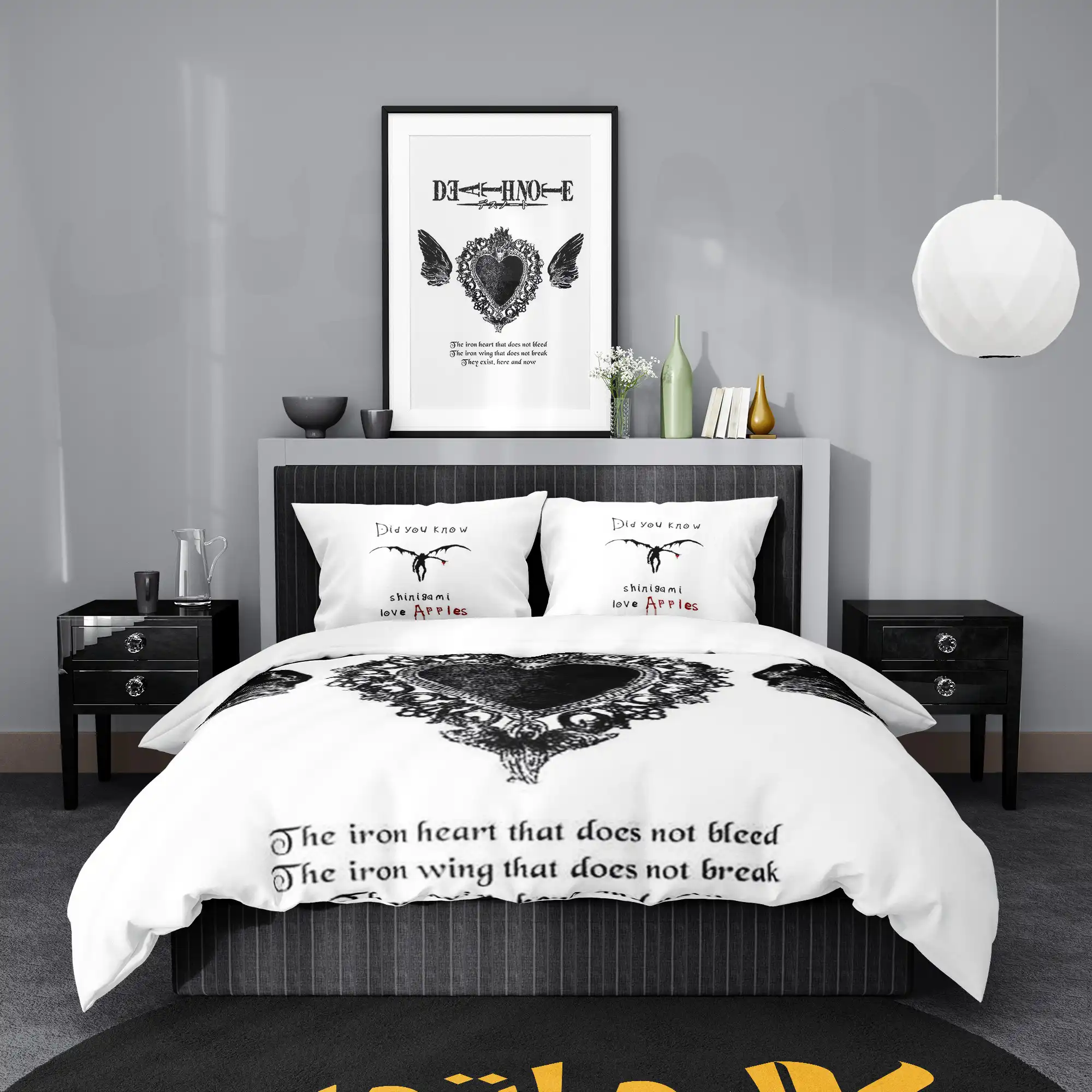 روتختی طرح دفترچه مرگ Death Note کد 5 5,900,000&Nbsp;تومان &Ndash; کارماتوس روتختی طرح دفترچه مرگ Death Note یک و دو نفره - کارماتوس