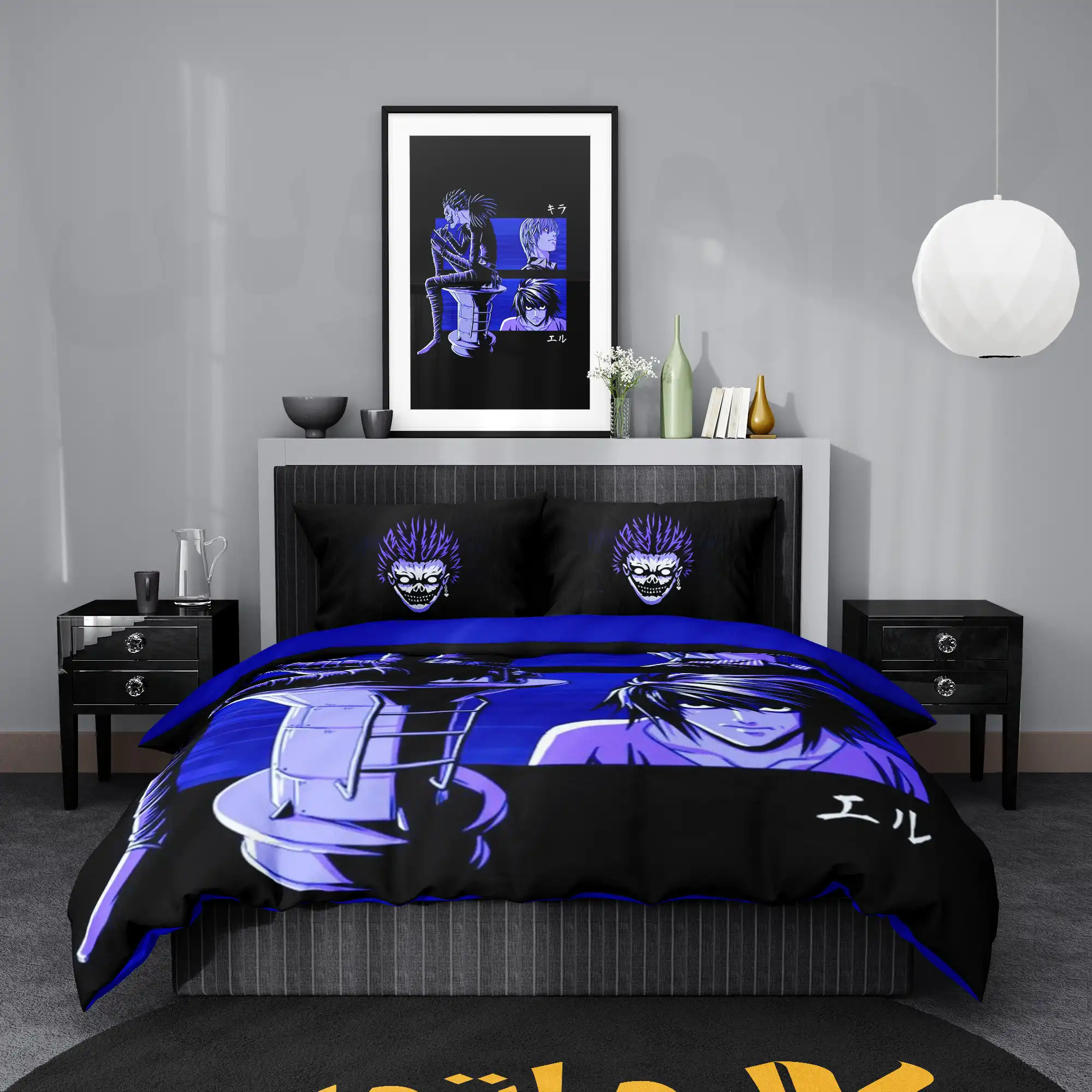 روتختی طرح دفترچه مرگ Death Note کد 9 5,900,000&Nbsp;تومان &Ndash; کارماتوس روتختی طرح دفترچه مرگ Death Note یک و دو نفره - کارماتوس