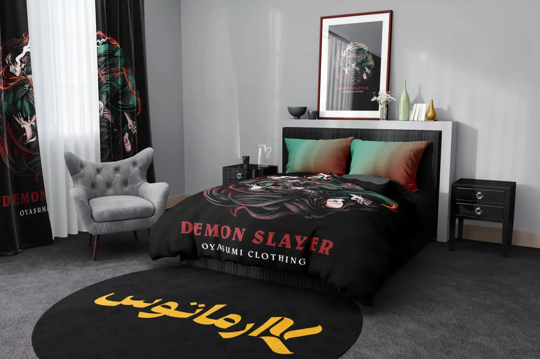 روتختی طرح شیطان کش Demon Slayer کد 2 5,900,000&Nbsp;تومان &Ndash; کارماتوس روتختی طرح شیطان کش Demon Slayer یک و دو نفره کارماتوس