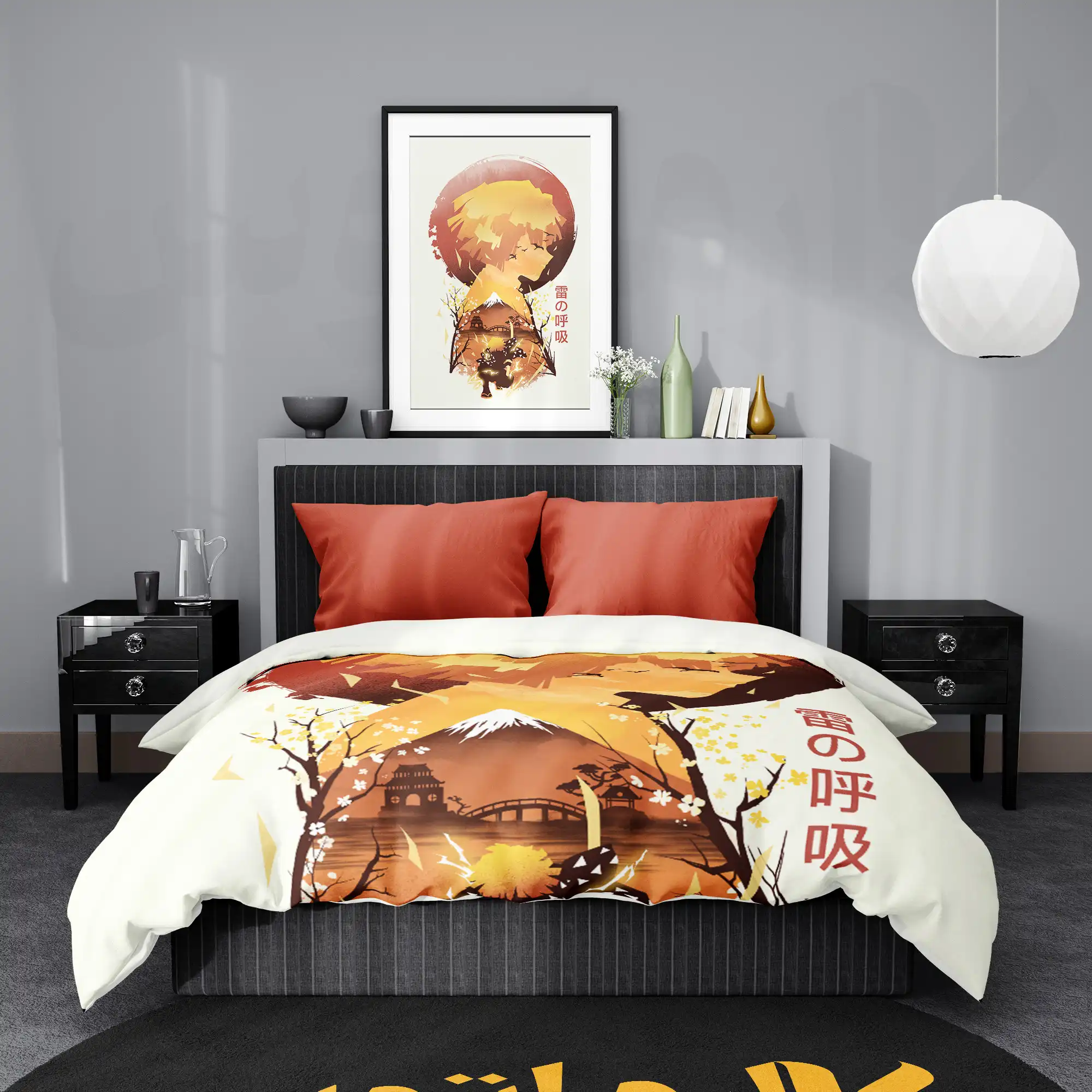 روتختی طرح شیطان کش Demon Slayer کد 8 5,900,000&Nbsp;تومان &Ndash; کارماتوس روتختی طرح شیطان کش Demon Slayer یک و دو نفره کارماتوس