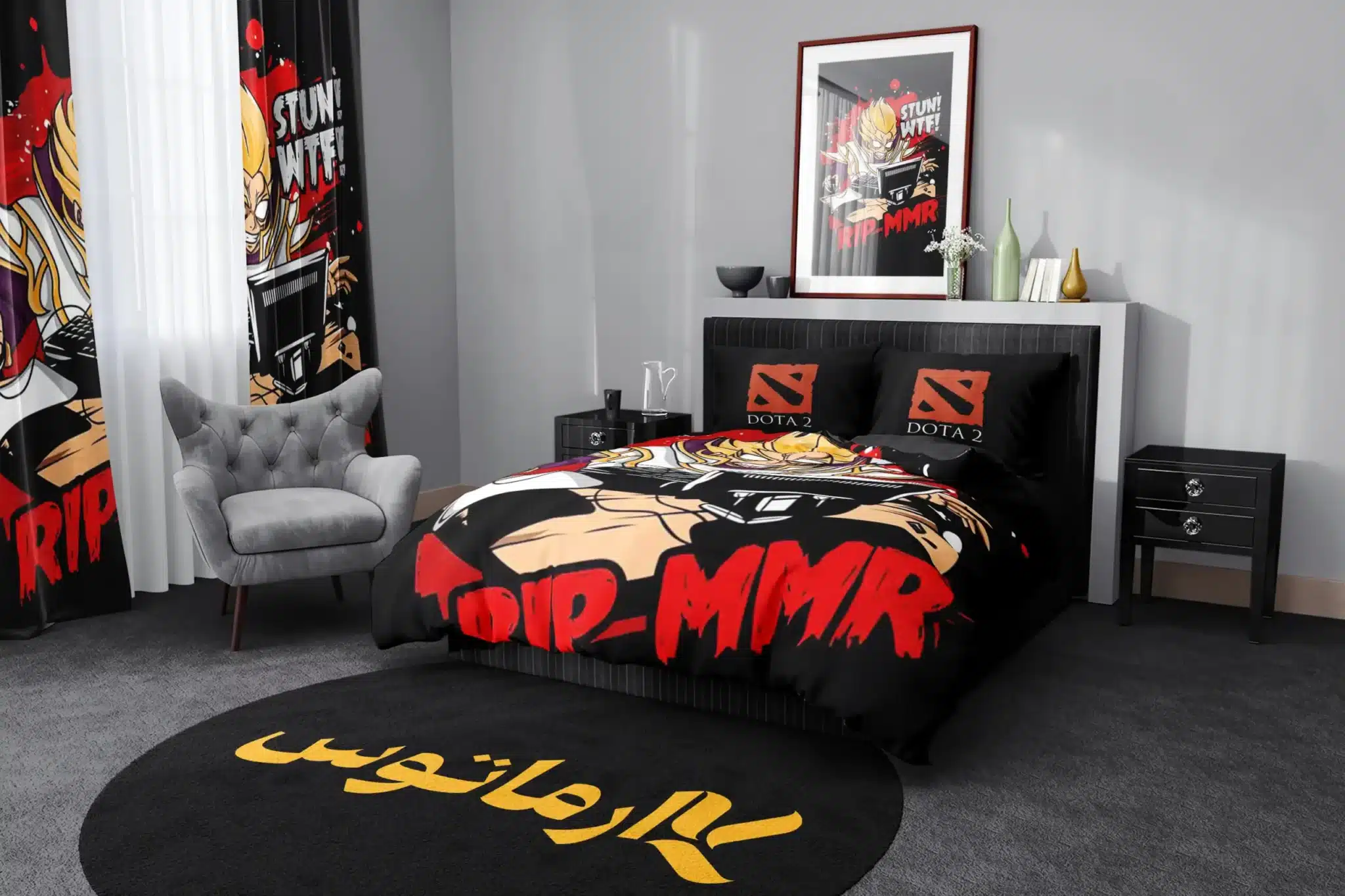 روتختی طرح دوتا دو Dota 2 کد 5 5,900,000&Nbsp;تومان &Ndash; کارماتوس روتختی طرح دوتا دو Dota 2 یک و دو نفره کارماتوس