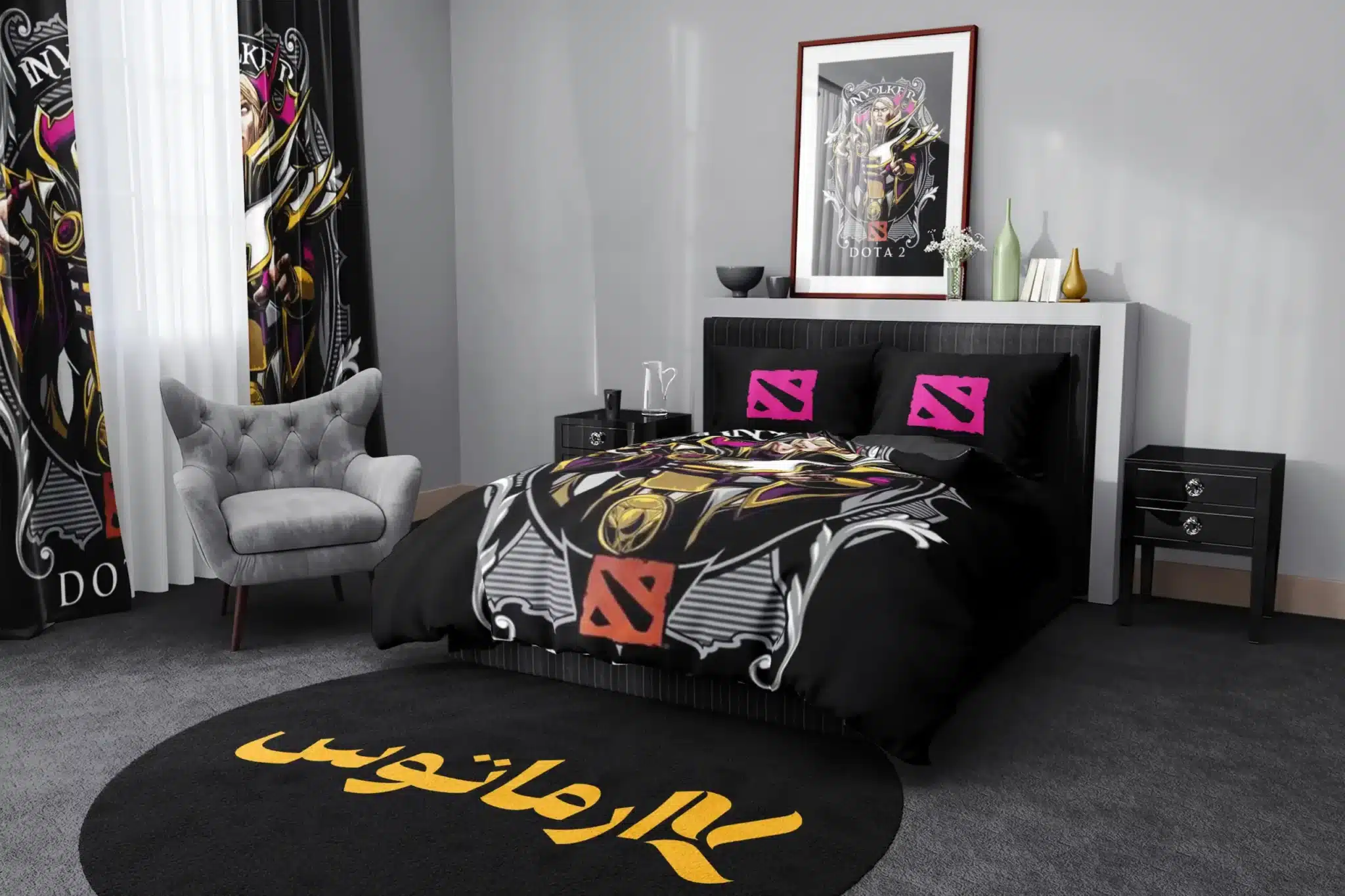 روتختی طرح دوتا دو Dota 2 کد 7 5,900,000&Nbsp;تومان &Ndash; کارماتوس روتختی طرح دوتا دو Dota 2 یک و دو نفره کارماتوس