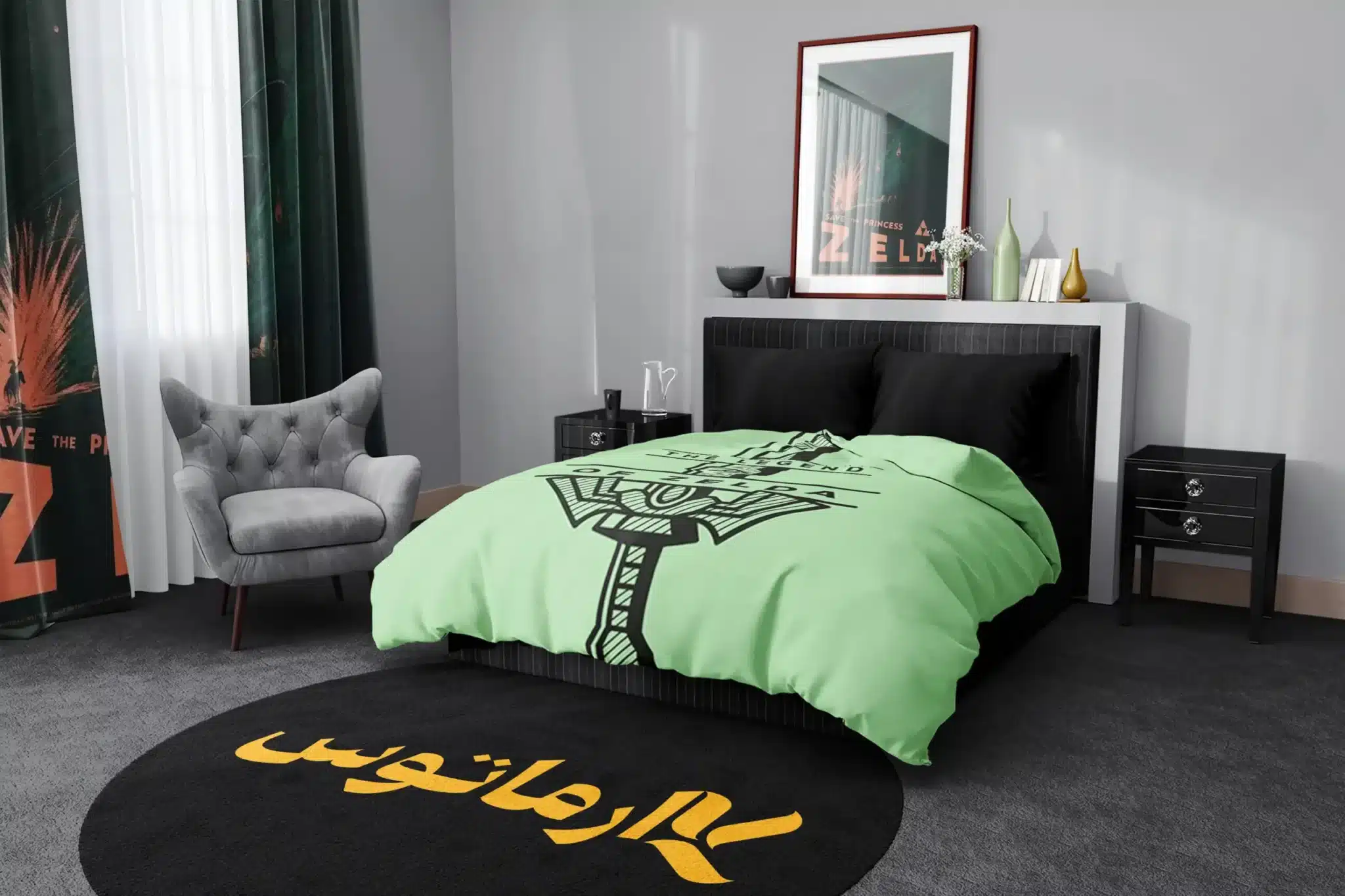 روتختی طرح افسانه زلدا Legend Of Zelda کد 1 5,900,000&Nbsp;تومان &Ndash; کارماتوس روتختی طرح افسانه زلدا Legend Of Zelda یک و دو نفره کارماتوس