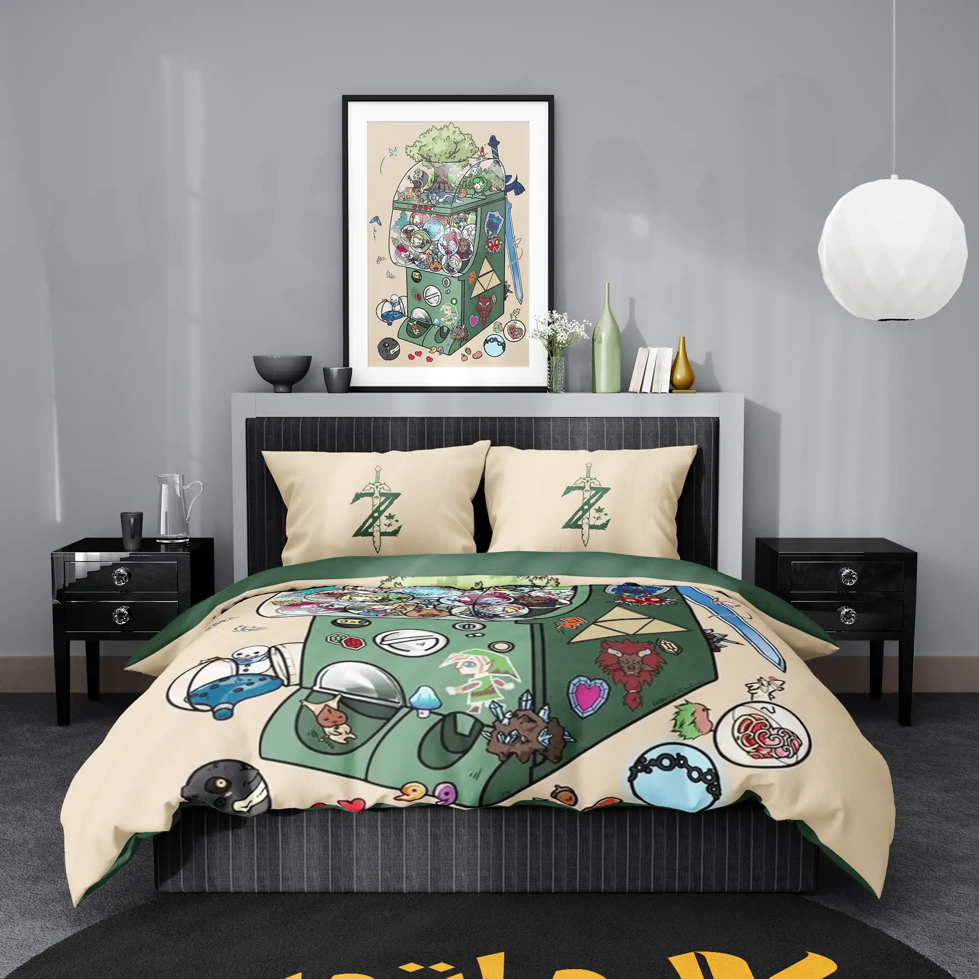 روتختی طرح افسانه زلدا Legend Of Zelda کد 2 5,900,000&Nbsp;تومان &Ndash; کارماتوس روتختی طرح افسانه زلدا Legend Of Zelda یک و دو نفره کارماتوس