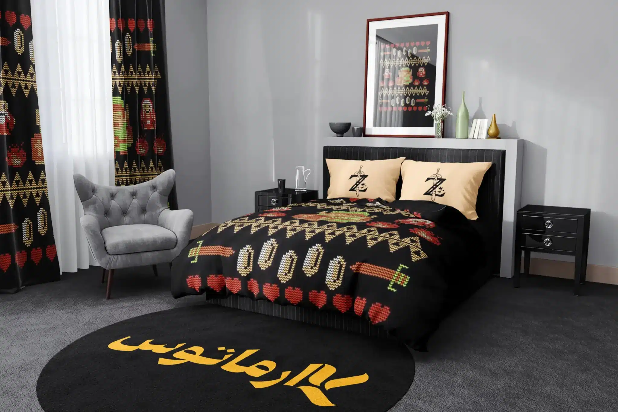 روتختی طرح افسانه زلدا Legend Of Zelda کد 5 5,900,000&Nbsp;تومان &Ndash; کارماتوس روتختی طرح افسانه زلدا Legend Of Zelda یک و دو نفره کارماتوس