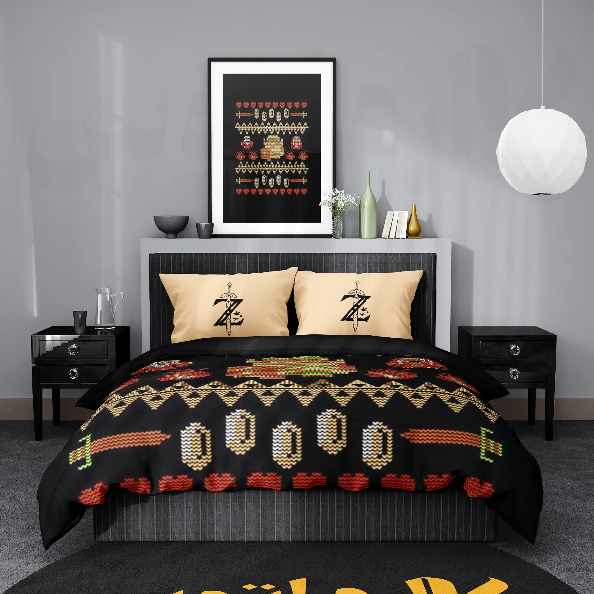 روتختی طرح افسانه زلدا Legend Of Zelda کد 5 5,900,000&Nbsp;تومان &Ndash; کارماتوس روتختی طرح افسانه زلدا Legend Of Zelda یک و دو نفره کارماتوس