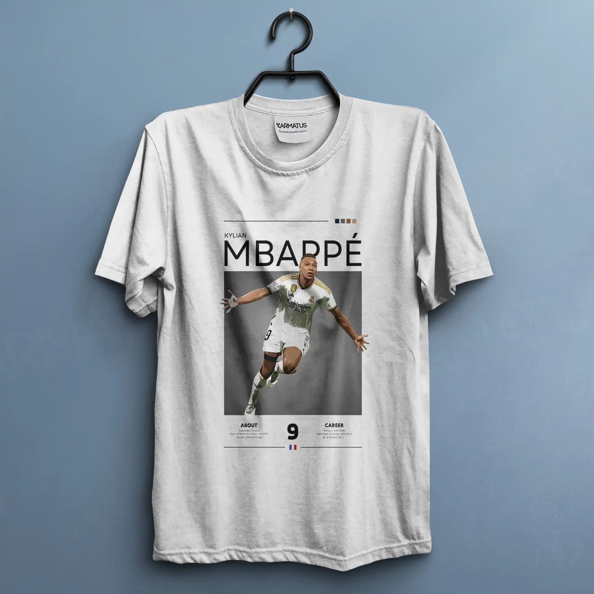 تیشرت امباپه | کالکشن Football - مدل Km-02 599,000&Nbsp;تومان &Ndash; کارماتوس تیشرت طرح کیلیان امباپه Kylian Mbappe