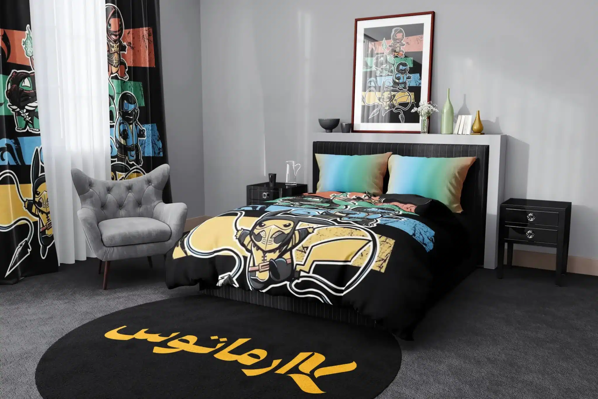 روتختی طرح مورتال کامبت Mortal Kombat کد 1 5,900,000&Nbsp;تومان &Ndash; کارماتوس روتختی طرح مورتال کامبت Mortal Kombat یک و دو نفره - کارماتوس