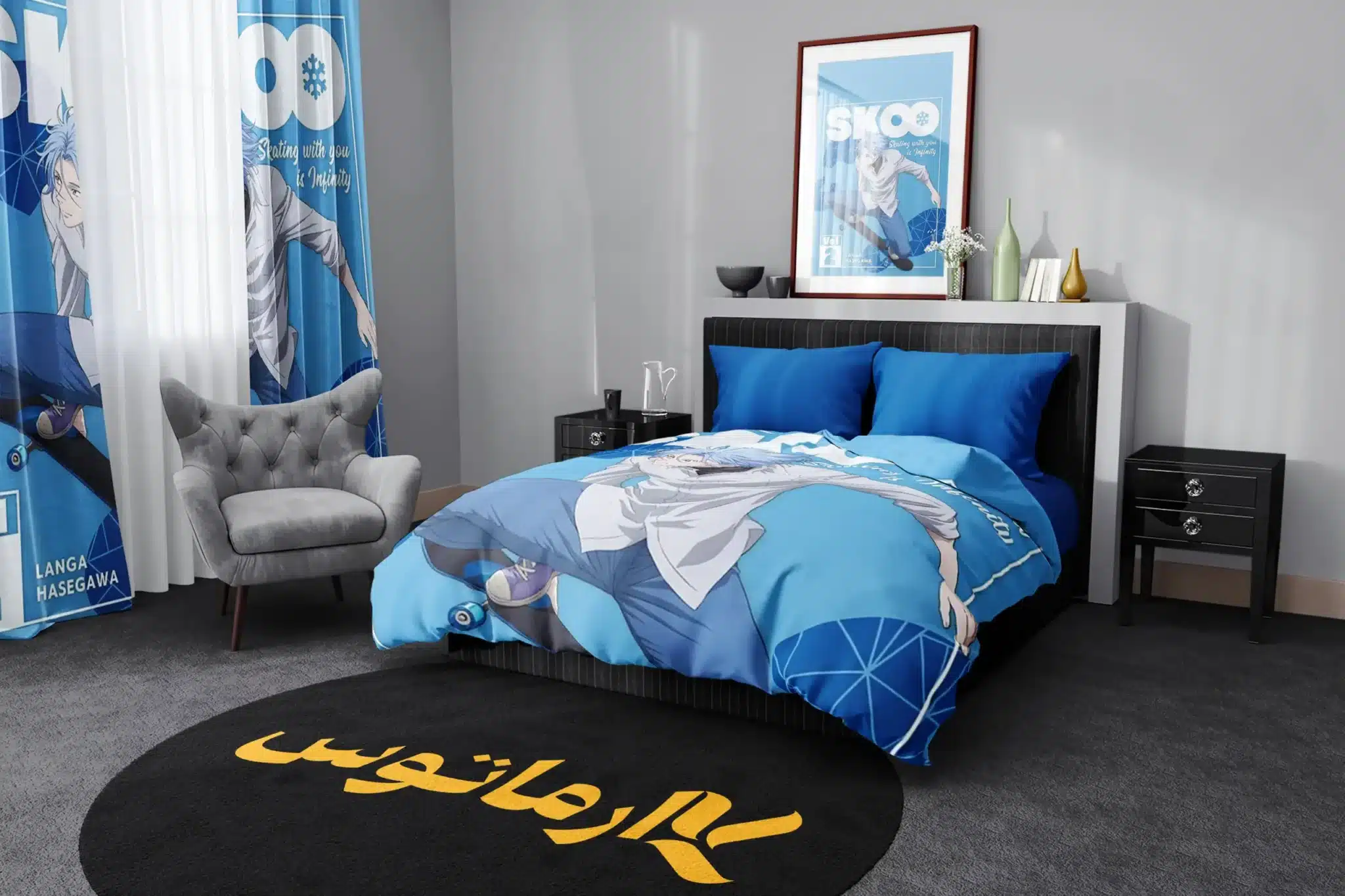 روتختی طرح اسکیت بینهایت Sk8 The Infinity کد 3 5,900,000&Nbsp;تومان &Ndash; کارماتوس روتختی طرح اسکیت بینهایت Sk8 The Infinity یک و دو نفره - کارماتوس