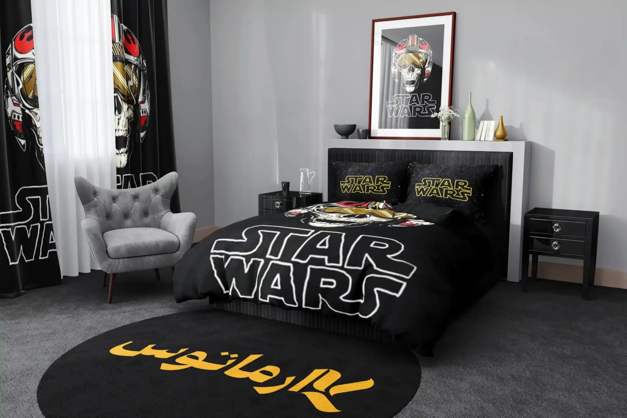 روتختی طرح جنگ ستارگان Star Wars کد 3 5,900,000&Nbsp;تومان &Ndash; کارماتوس روتختی طرح جنگ ستارگان Star Wars یک و دو نفره کارماتوس