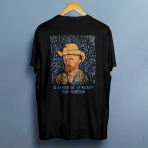 خرید تیشرت طرح ونگوگ Van Gogh - کارماتوس (پوشاک, تیشرت, تیشرت چاپ دو رو, تیشرت هنری Art) از کرماتوس