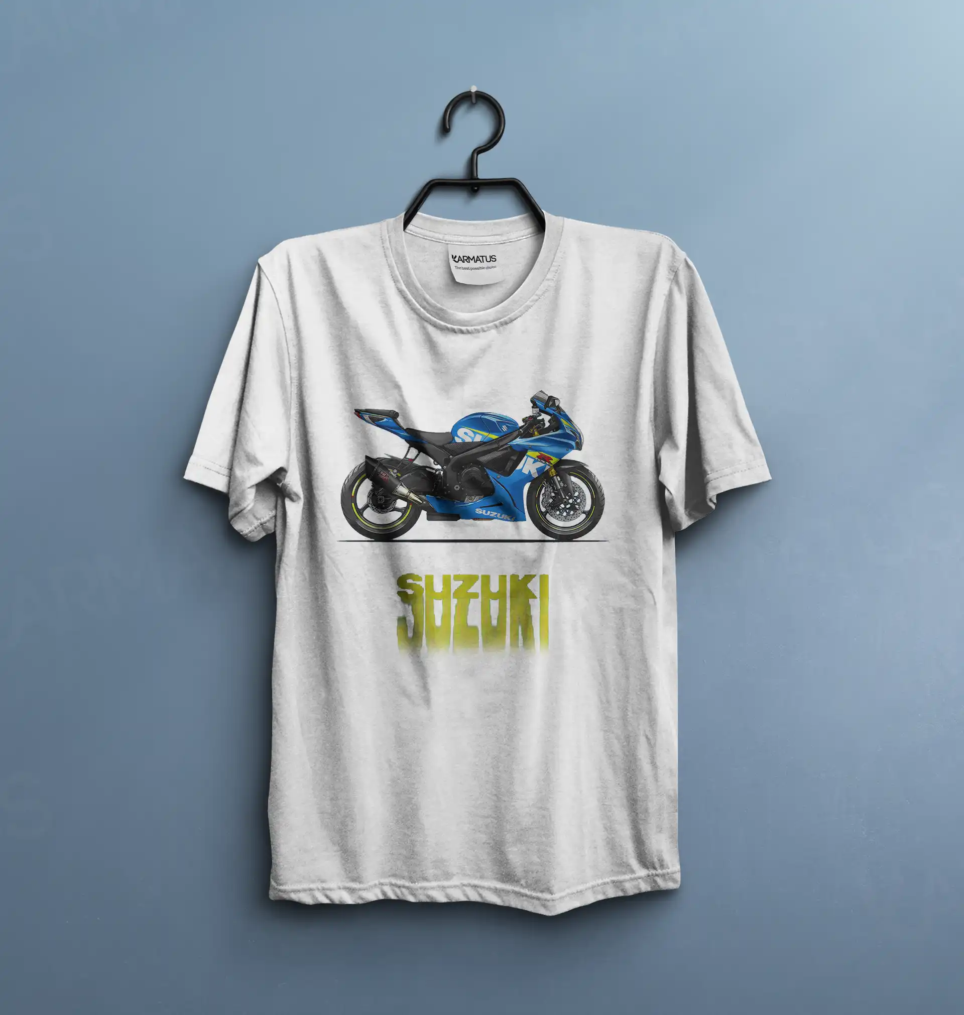 تیشرت سوزوکی | کالکشن Motor - مدل Suz-03 599,000&Nbsp;تومان &Ndash; کارماتوس خرید تیشرت طرح سوزوکی Suzuki - کارماتوس (پوشاک, تیشرت, تیشرت چاپ دو رو, تیشرت موتور سیکلت) از کرماتوس