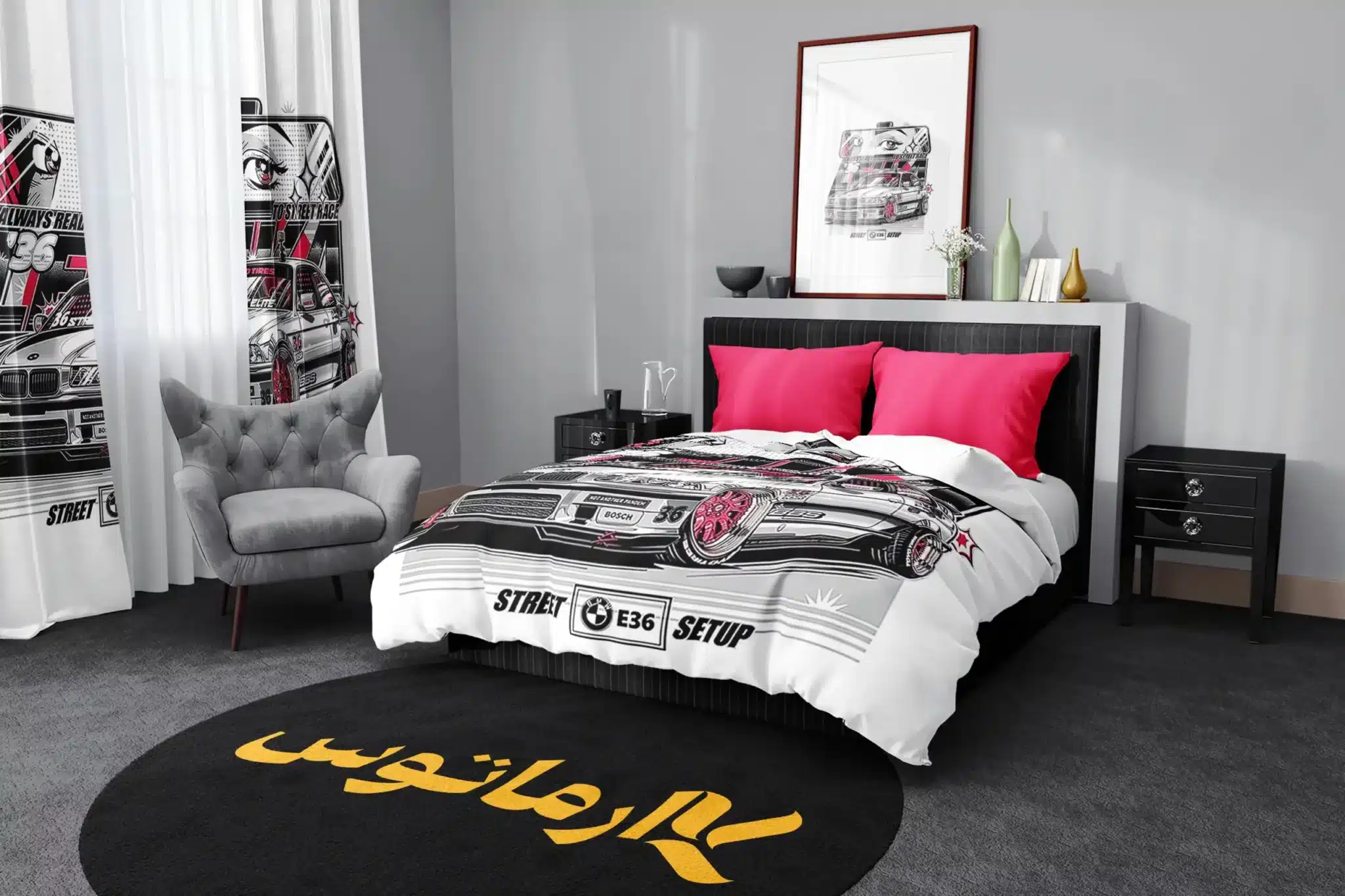 روتختی طرح بی ام دبلیو Bmw کد 3 5,900,000&Nbsp;تومان &Ndash; کارماتوس روتختی طرح بی ام دبلیو Bmw یک و دو نفره - کارماتوس