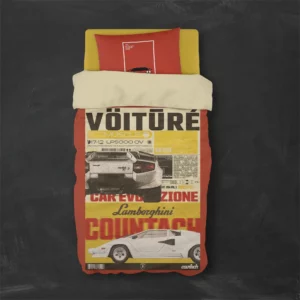 خرید روتختی طرح لامبورگینی Lamborghini یک و دو نفره - کارماتوس (دکوراسیون, روتختی, روتختی ماشین) از کرماتوس