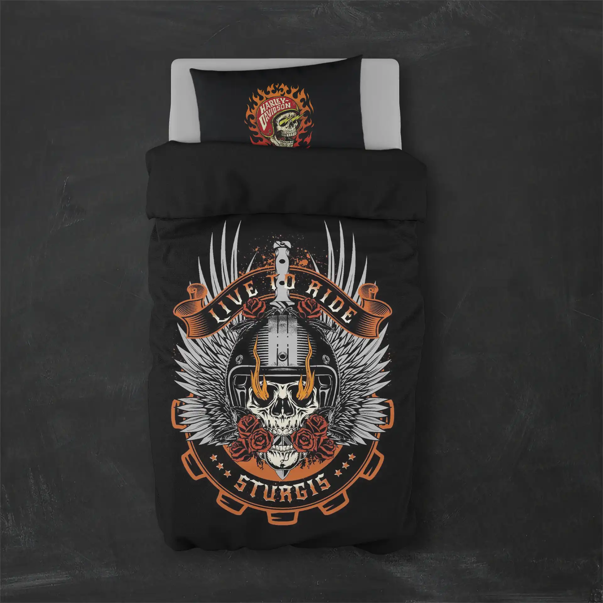 روتختی طرح هارلی دیویدسون Harley Davidson کد 4 5,900,000&Nbsp;تومان &Ndash; کارماتوس خرید روتختی طرح هارلی دیویدسون Harley Davidsonیک و دو نفره - کارماتوس (دکوراسیون, روتختی, روتختی موتور سیکلت) از کرماتوس