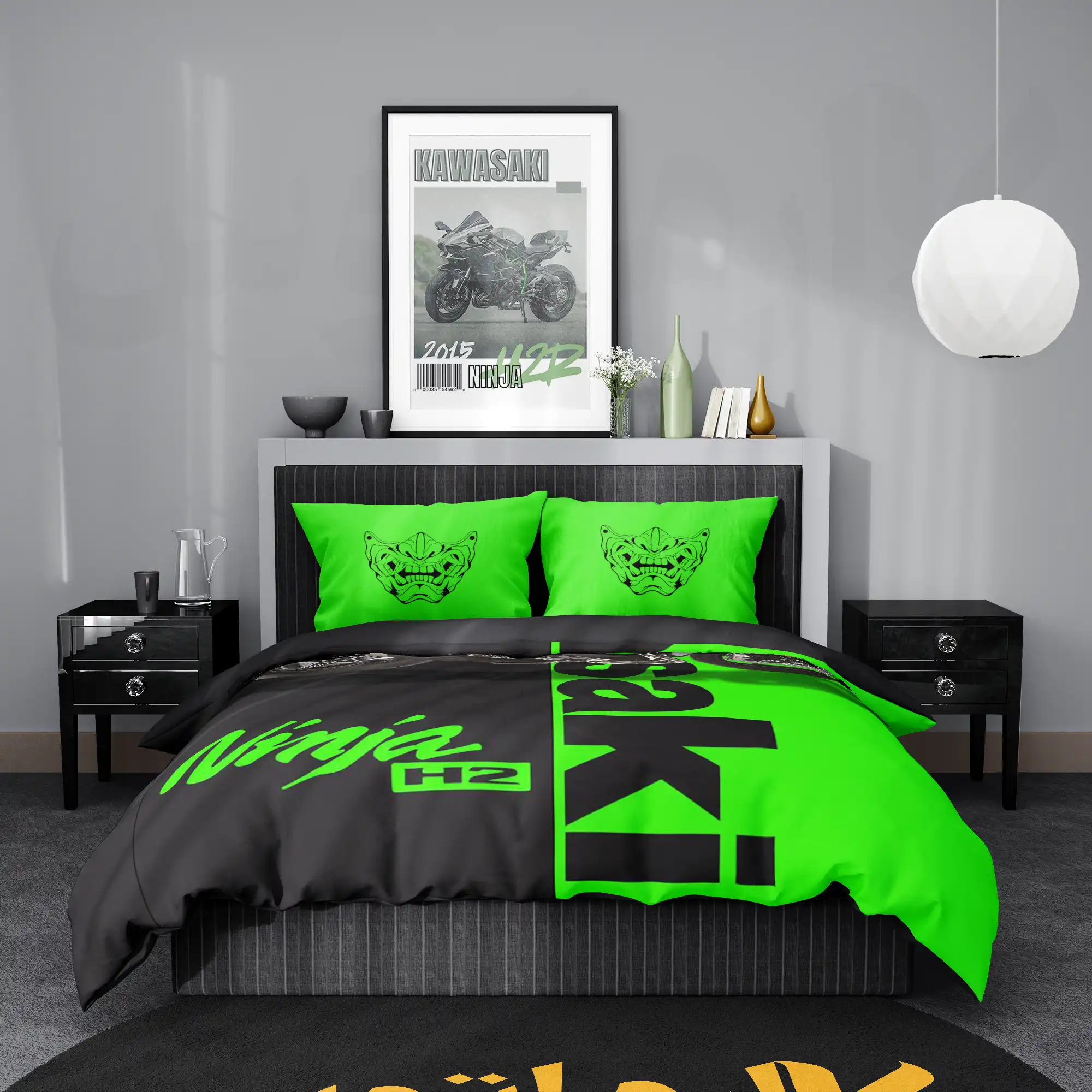 روتختی طرح کاوازاکی Kawasaki کد 1 5,900,000&Nbsp;تومان &Ndash; کارماتوس روتختی طرح کاوازاکی Kawasaki یک و دو نفره - کارماتوس