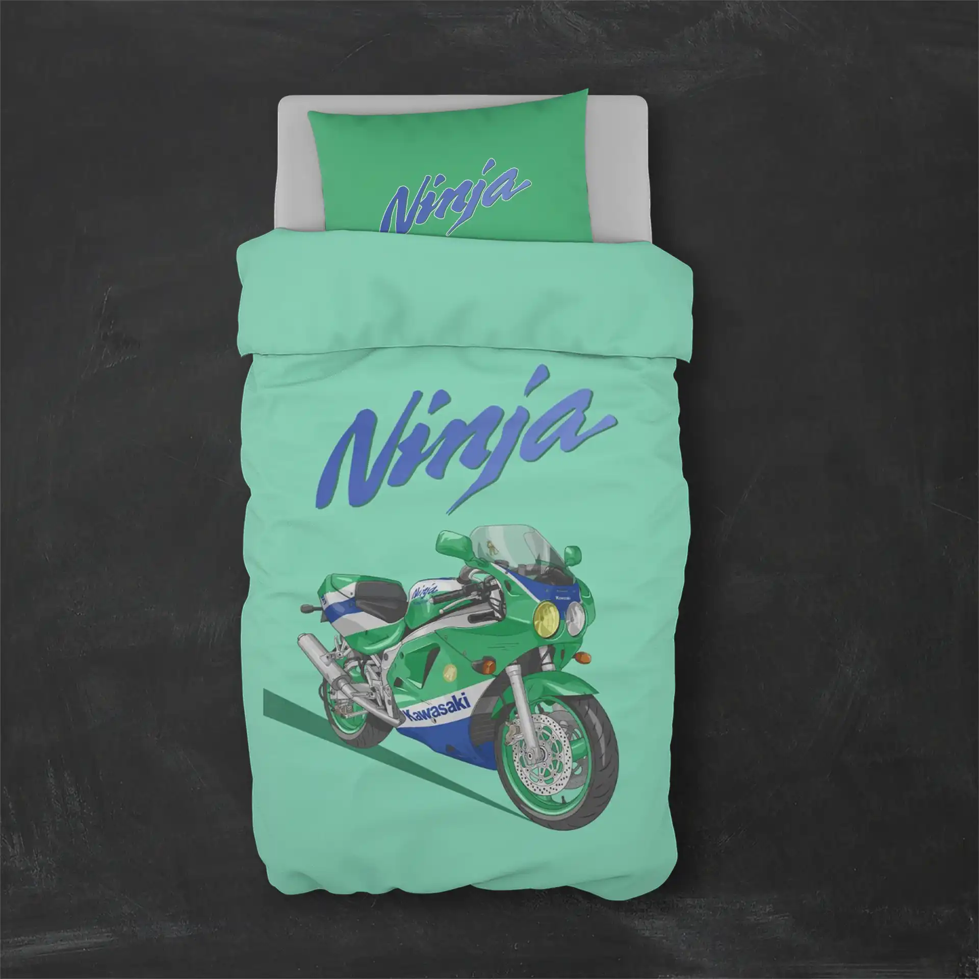 روتختی طرح کاوازاکی Kawasaki کد 3 5,900,000&Nbsp;تومان &Ndash; کارماتوس خرید روتختی طرح کاوازاکی Kawasaki یک و دو نفره - کارماتوس (دکوراسیون, روتختی, روتختی موتور سیکلت) از کرماتوس