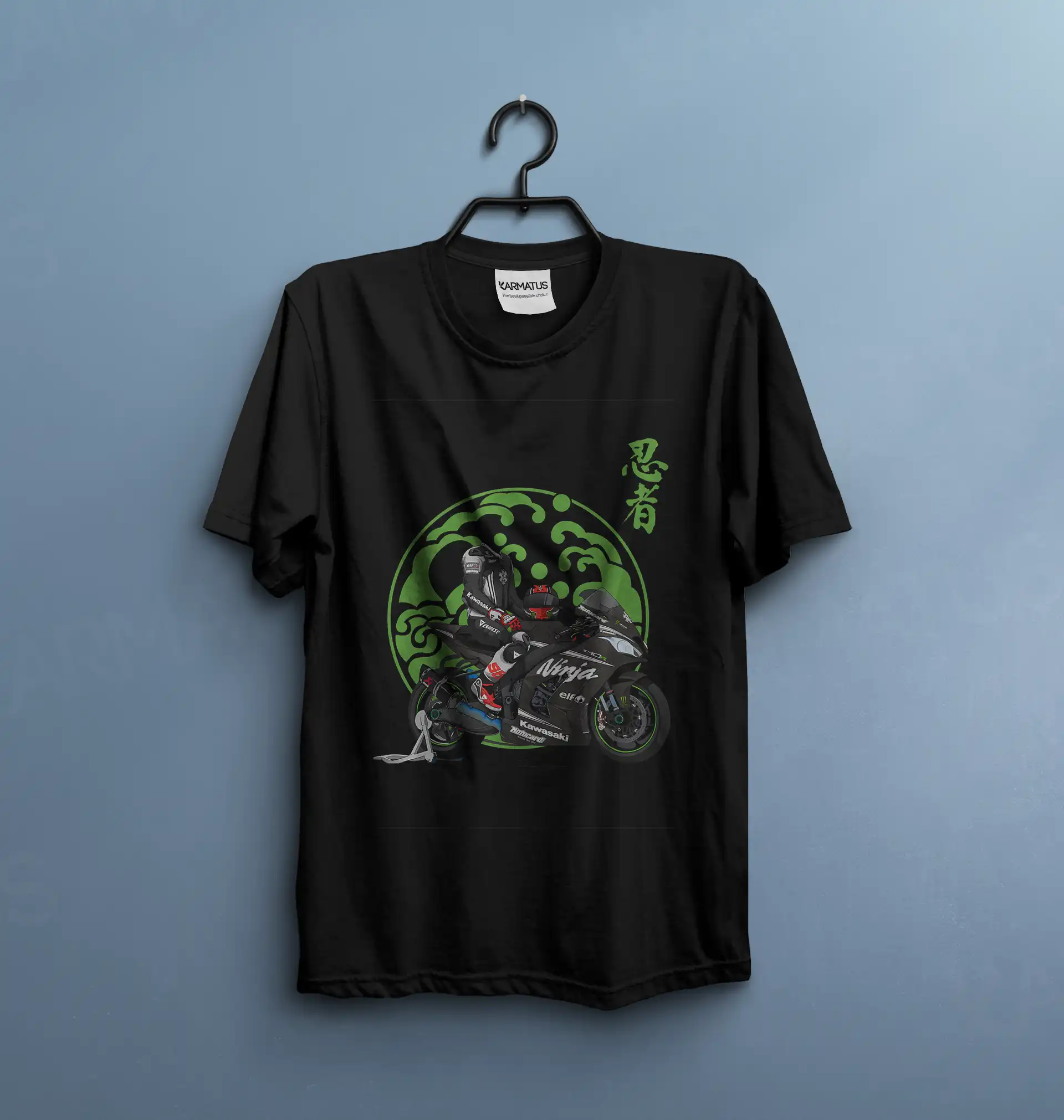 تیشرت کاوازاکی | کالکشن Motor - مدل Kaw-03 599,000&Nbsp;تومان &Ndash; کارماتوس خرید تیشرت طرح کاوازاکی Kawasaki- کارماتوس (پوشاک, تیشرت, تیشرت چاپ دو رو, تیشرت موتور سیکلت) از کرماتوس