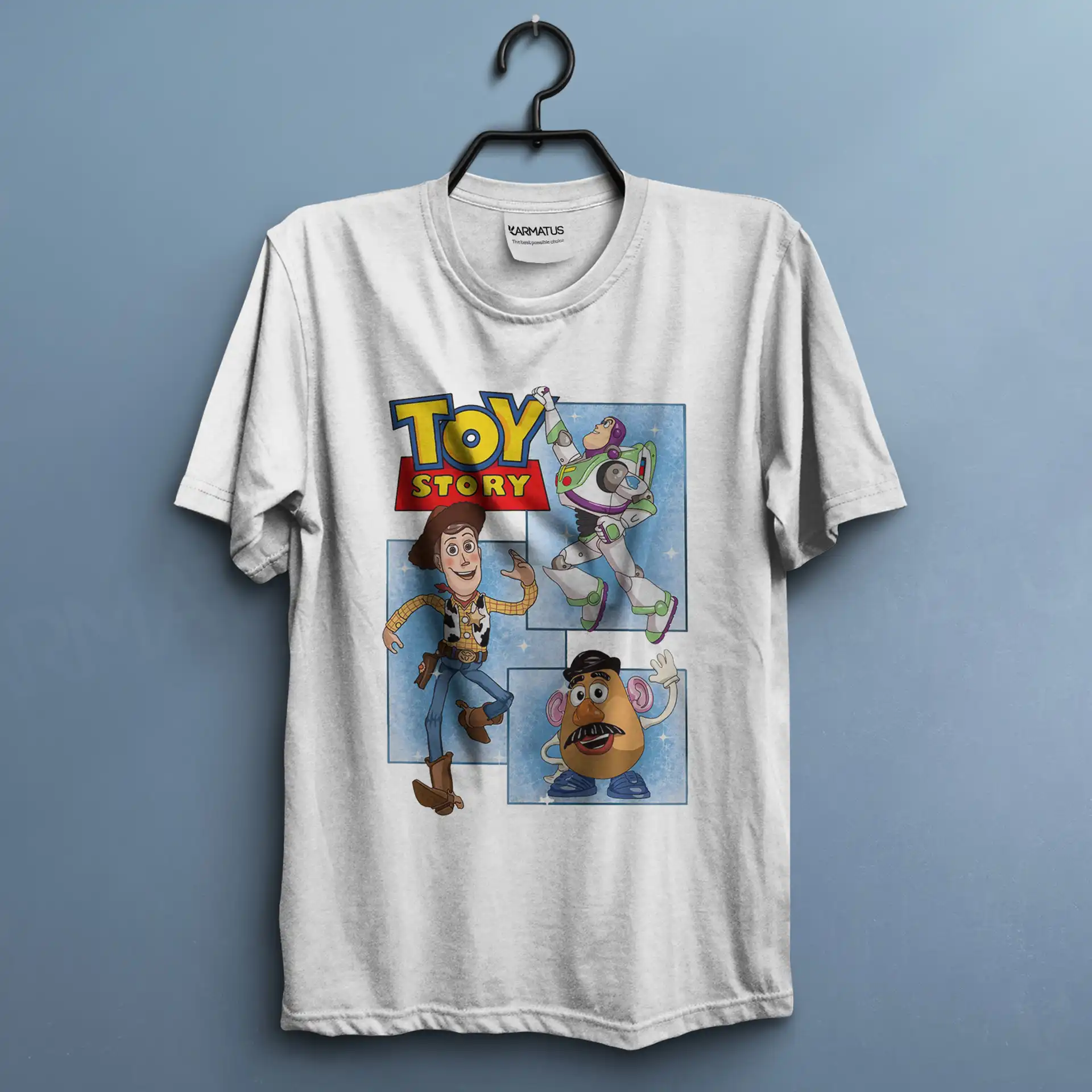 تیشرت داستان اسباب بازی | کالکشن Animation - مدل Ts-04 599,000&Nbsp;تومان &Ndash; کارماتوس خرید تیشرت طرح داستان اسباب بازی Toy Story- کارماتوس (پوشاک, تیشرت, تیشرت انیمیشن Animation) از کرماتوس
