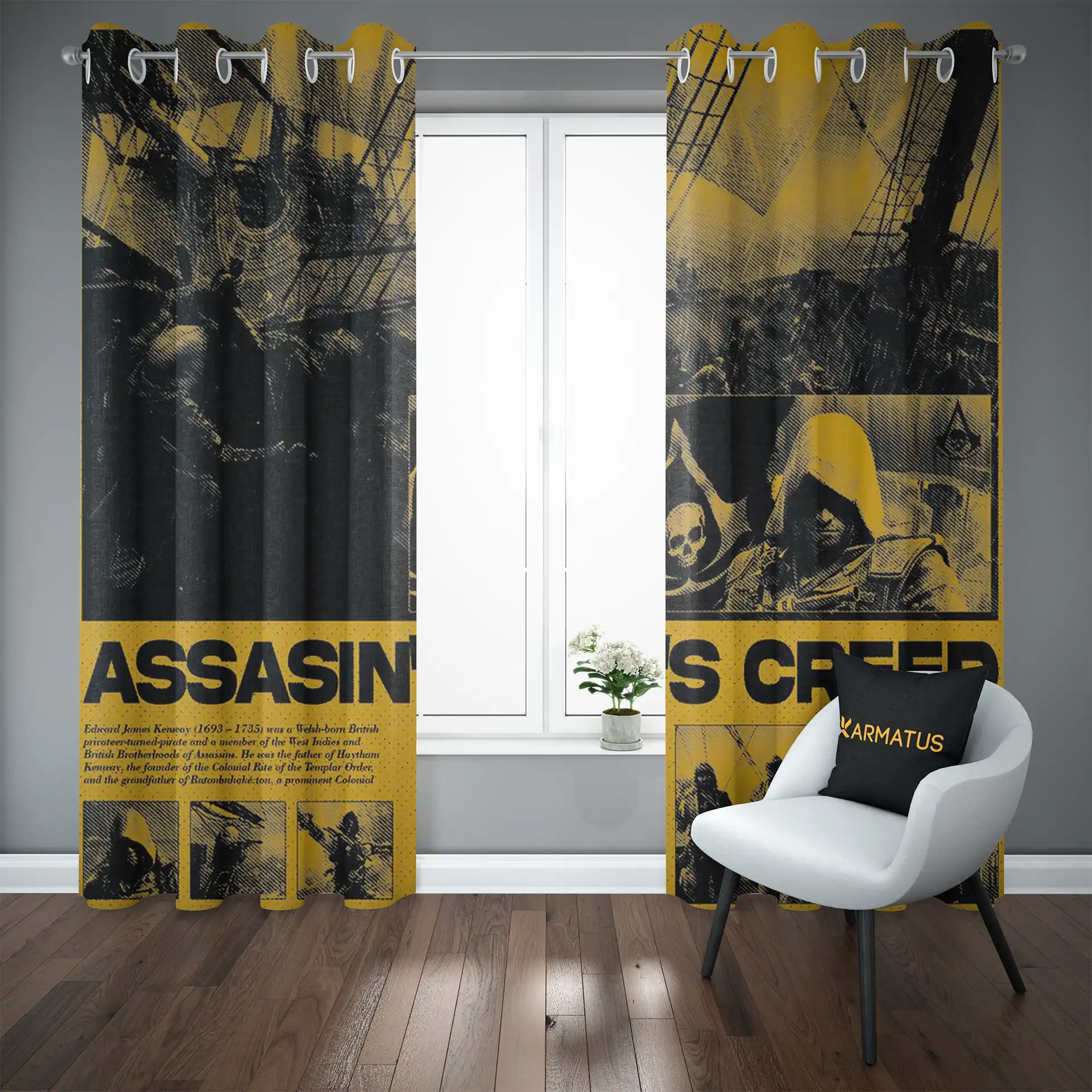 پرده پانچ گیم اساسین کرید | کالکشن Game - مدل Ac-001 3,499,000&Nbsp;تومان &Ndash; کارماتوس خرید و قیمت پرده پانچ طرح اساسین کرید Assassins Creed - کارماتوس